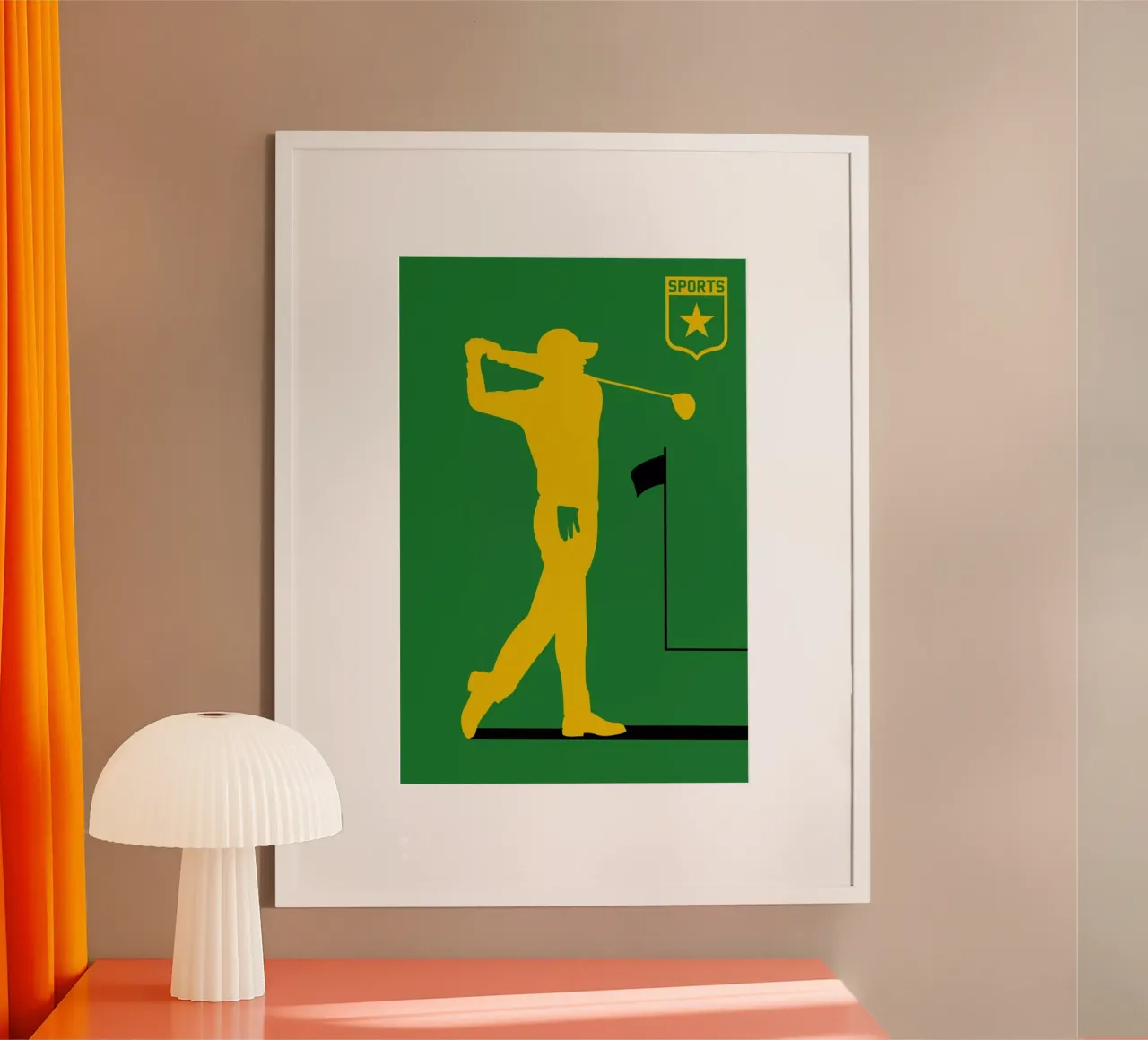 Golf poster da Bo Lundberg