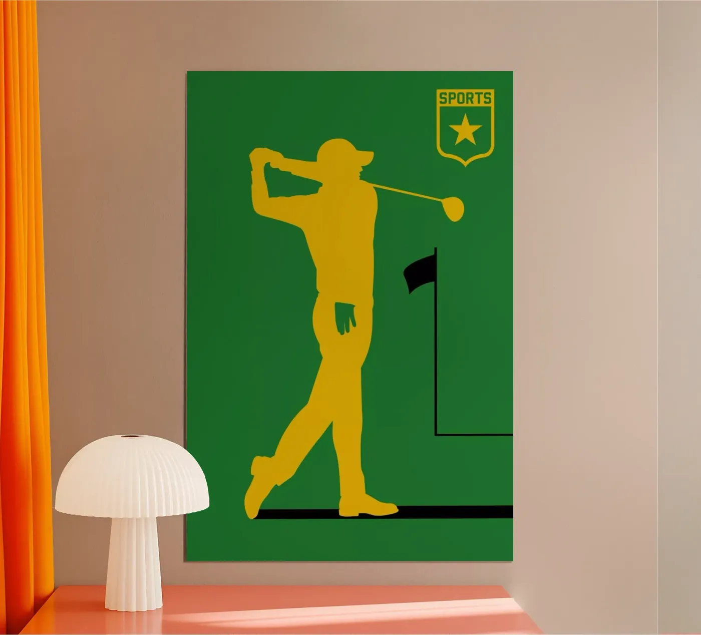 Golf poster da Bo Lundberg