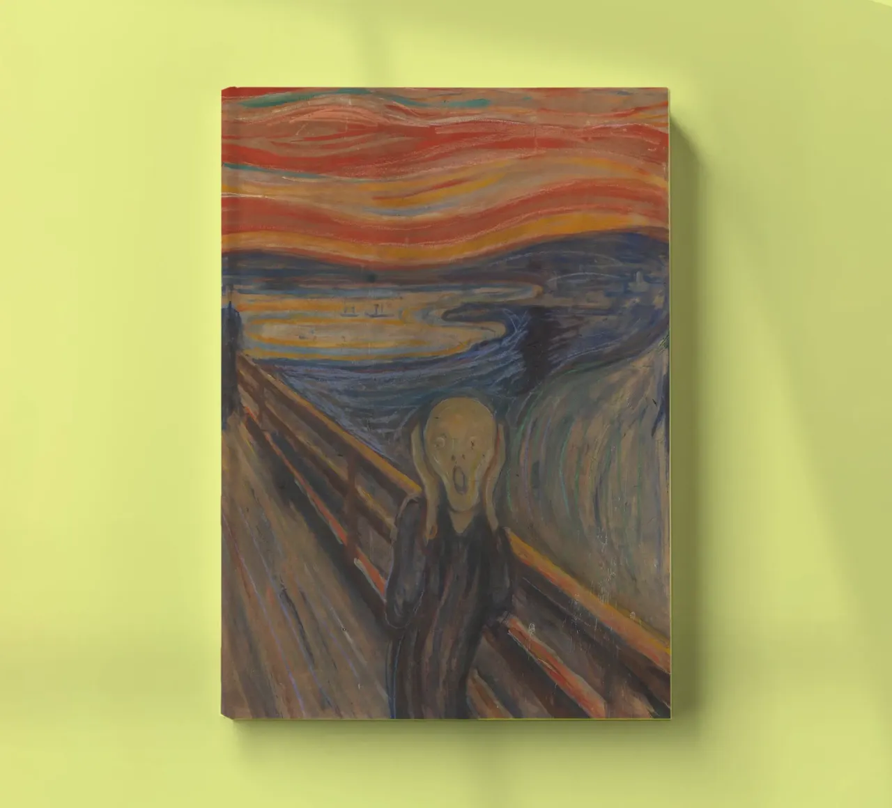 Edvard Munch - The Scream (I) notebook by Timeless Artworks