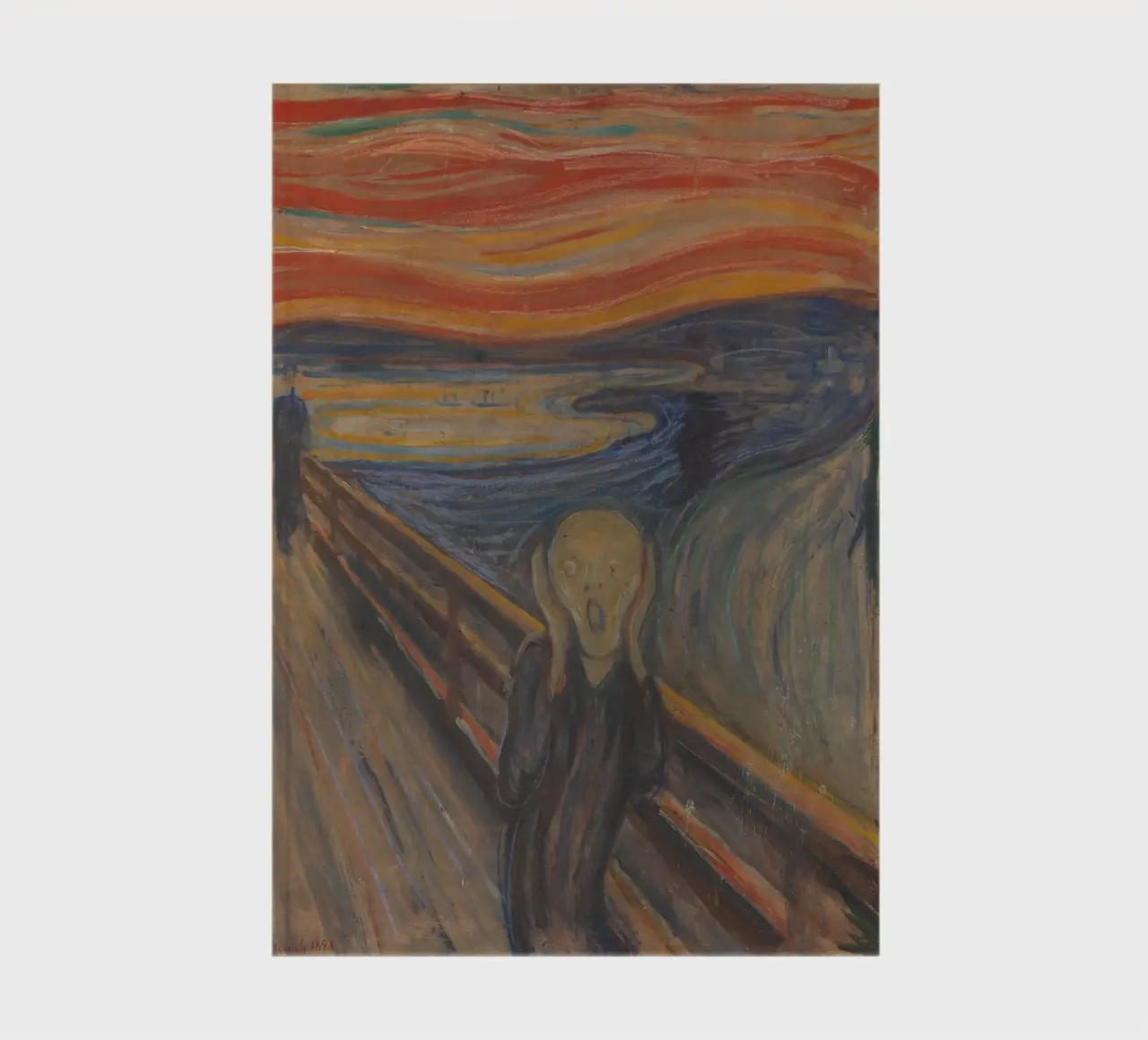 Edvard Munch - The Scream (I) notebook by Timeless Artworks