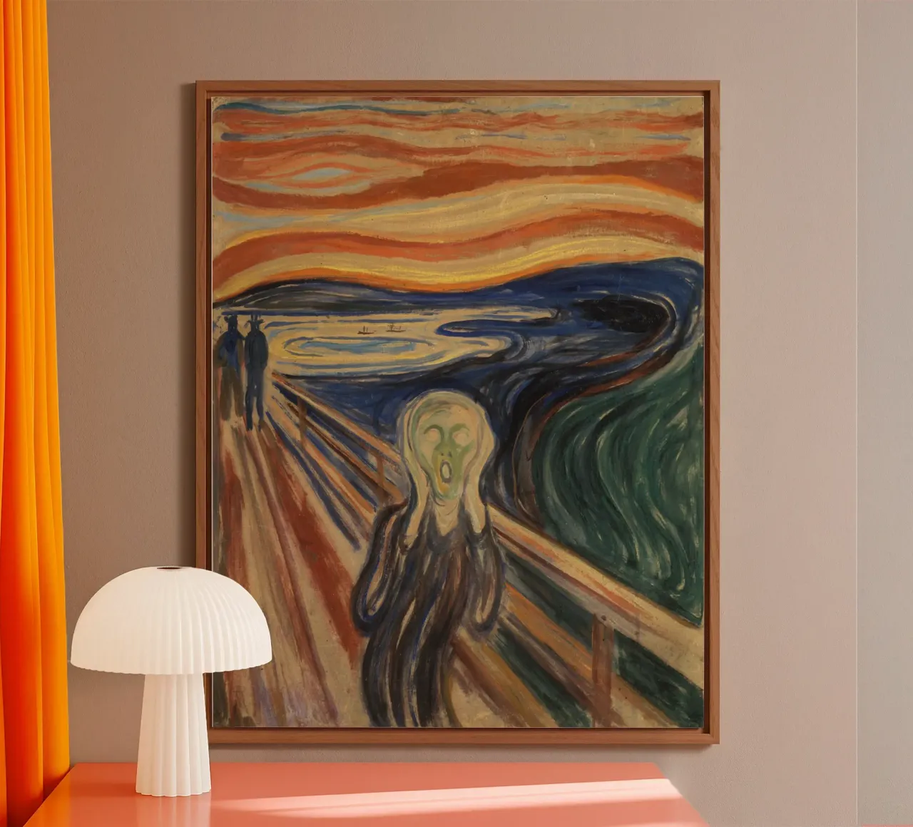 Edvard Munch - L'urlo alluminio dibond da Timeless Artworks