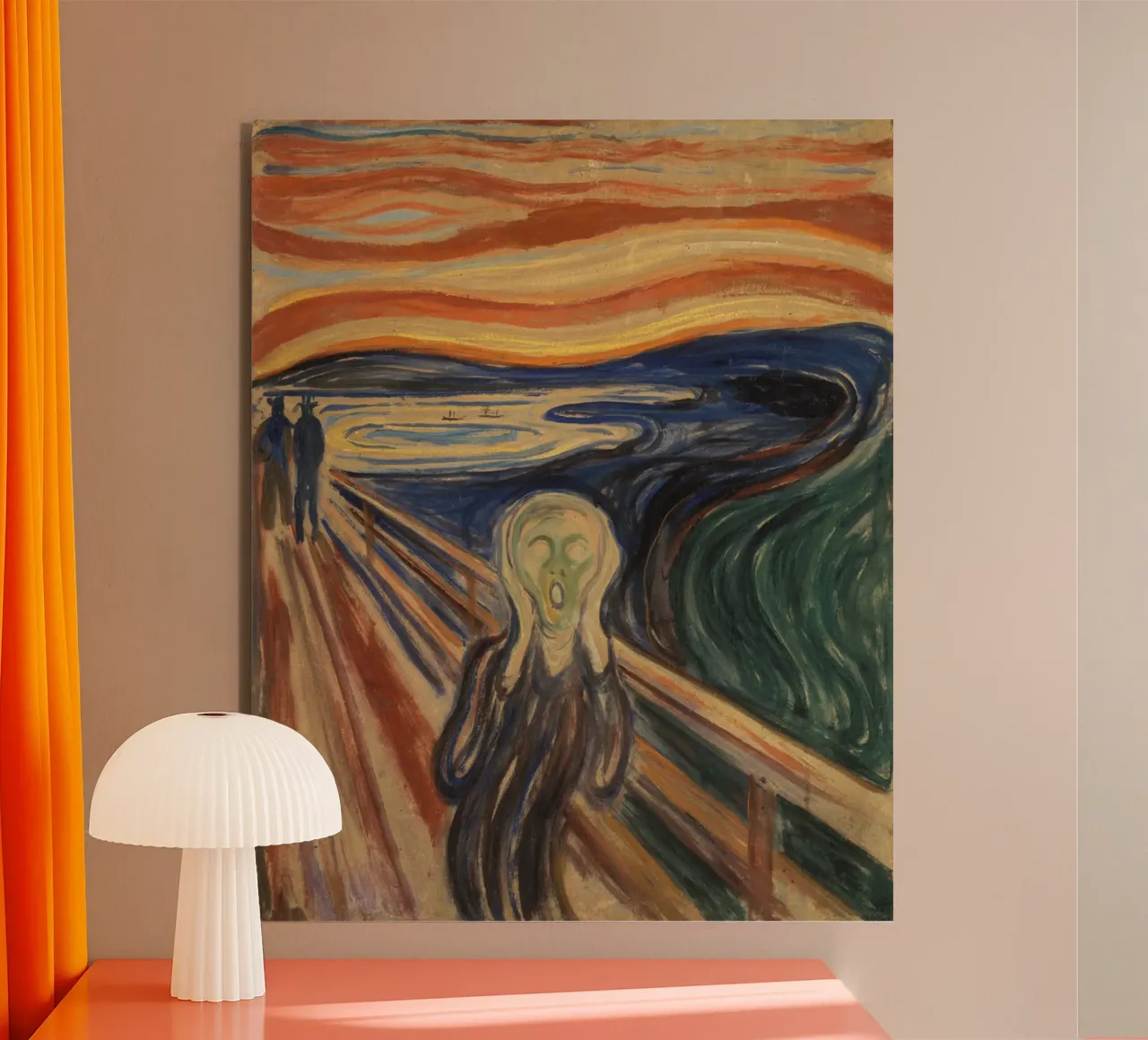 Edvard Munch - L'urlo alluminio dibond da Timeless Artworks