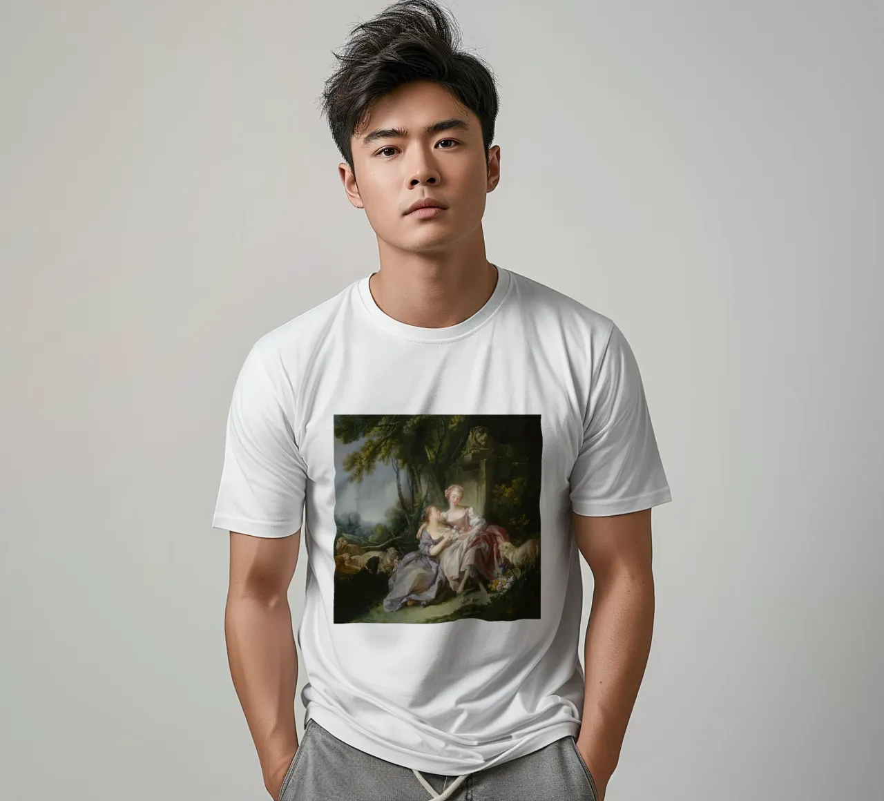 François Boucher - La lettera d'amore t-shirt da Timeless Artworks
