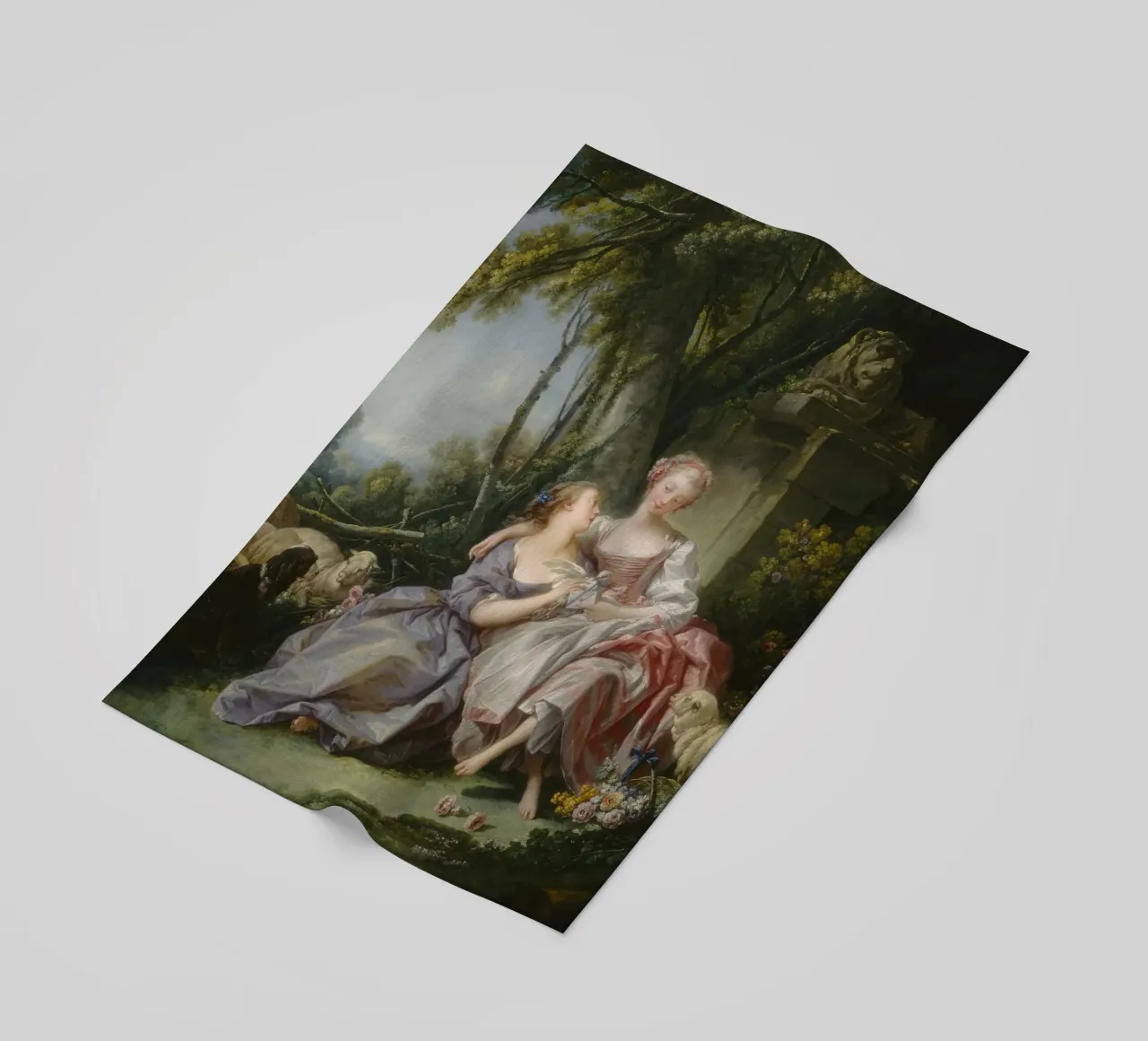 François Boucher - La lettera d'amore telo mare da Timeless Artworks