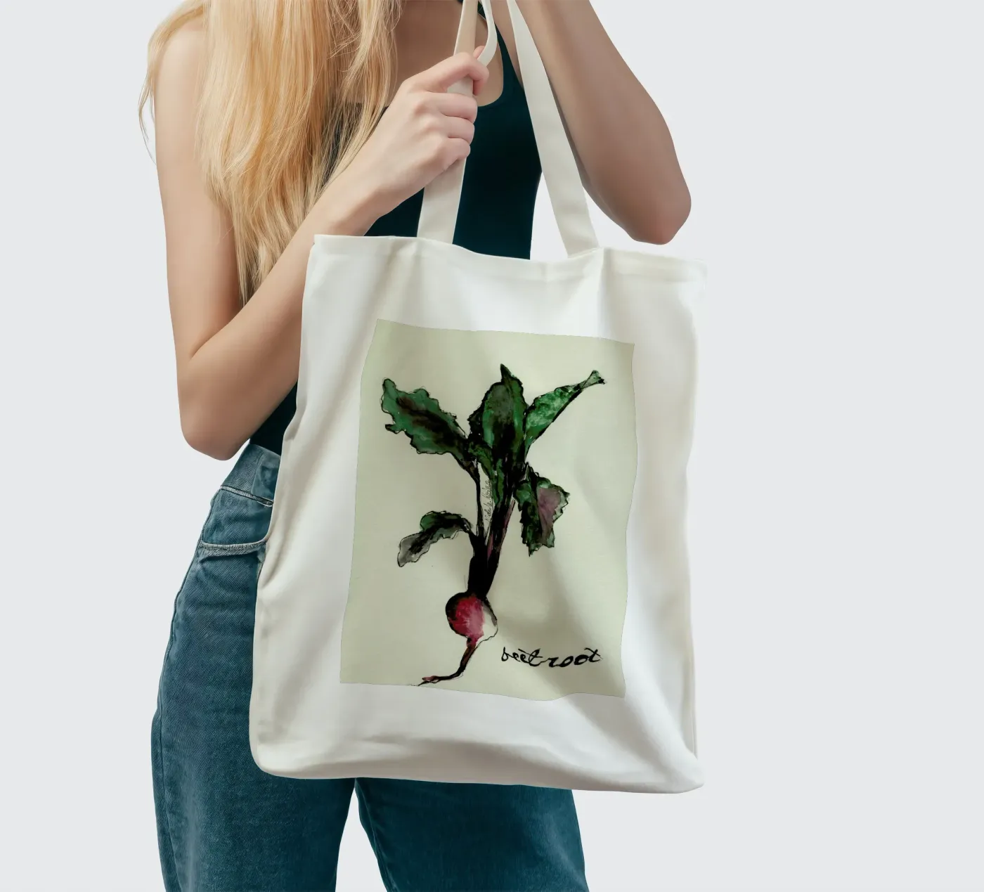 Beetroot borsa in juta da Nathys_illustration