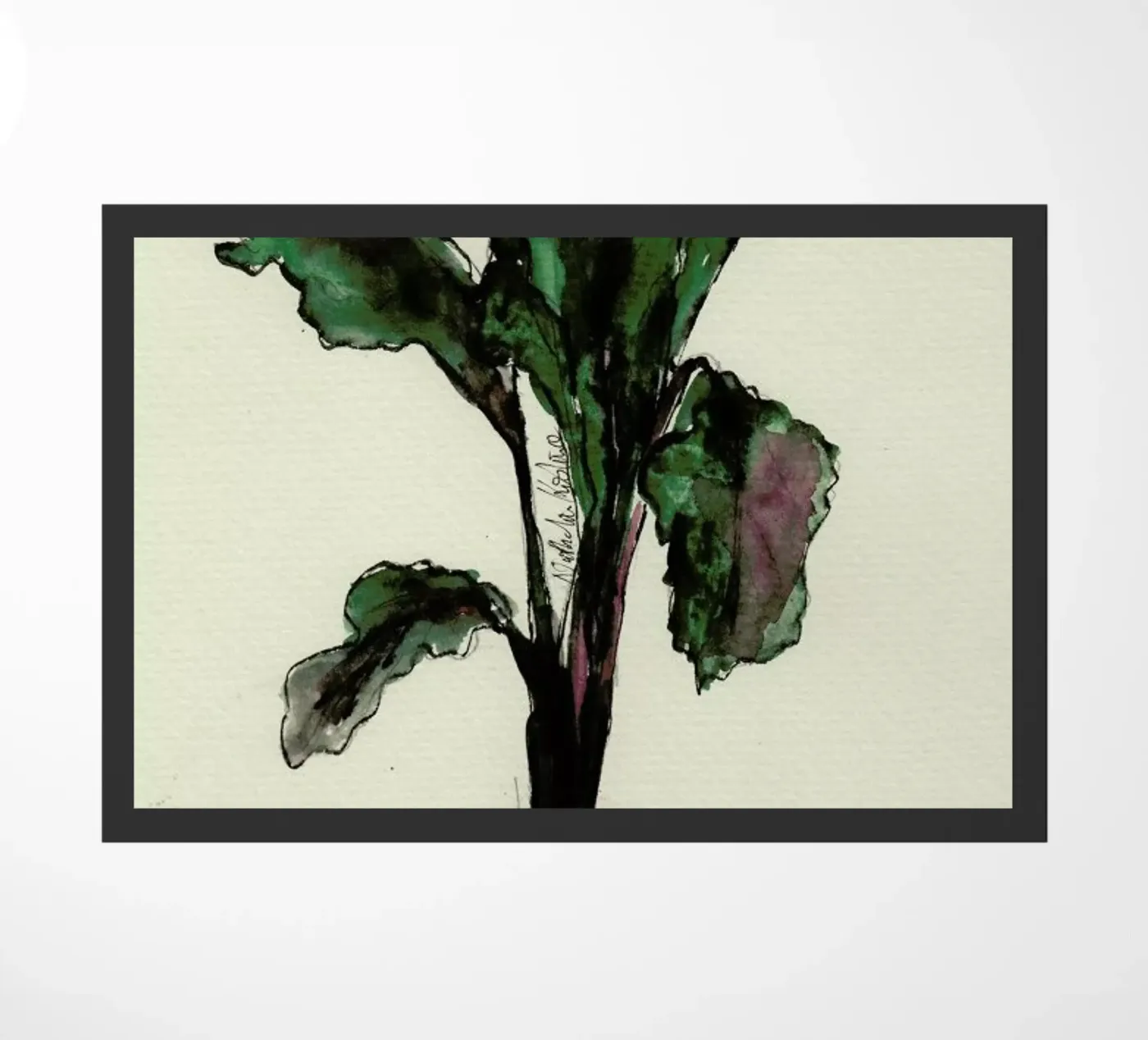Beetroot doormat by Nathys_illustration