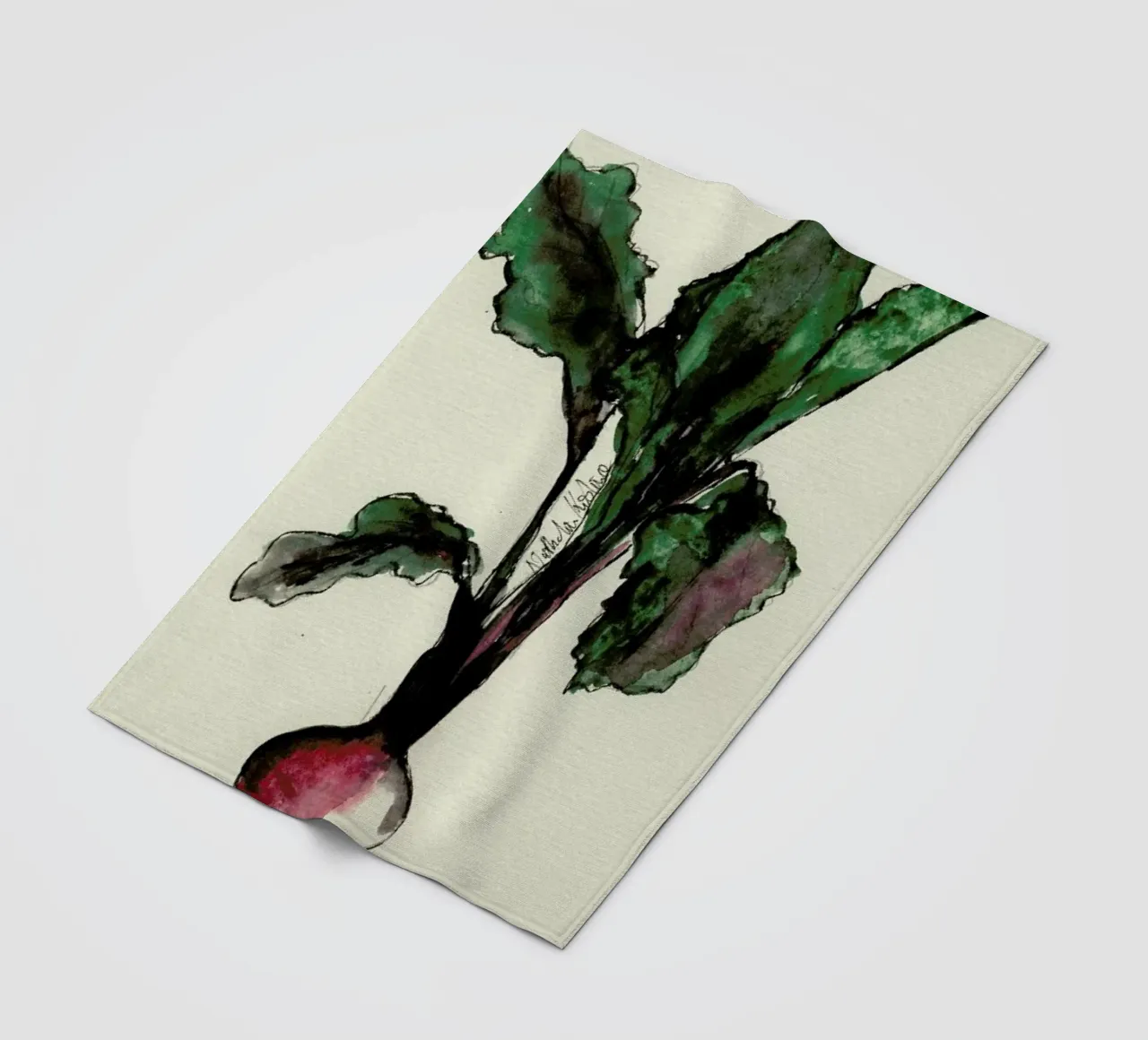 Beetroot Fleecedecke von Nathys_illustration