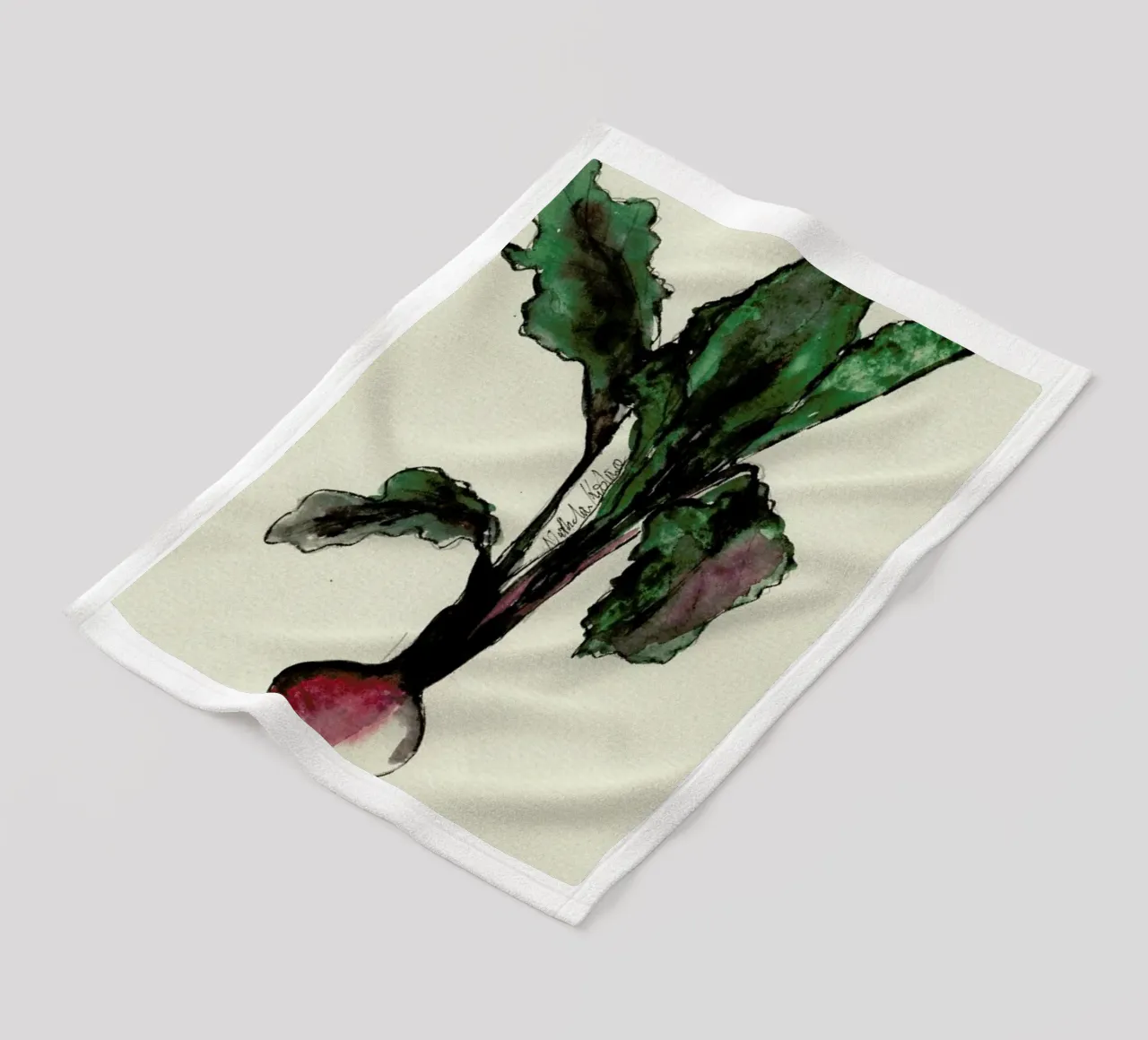 Beetroot Fleecedecke von Nathys_illustration