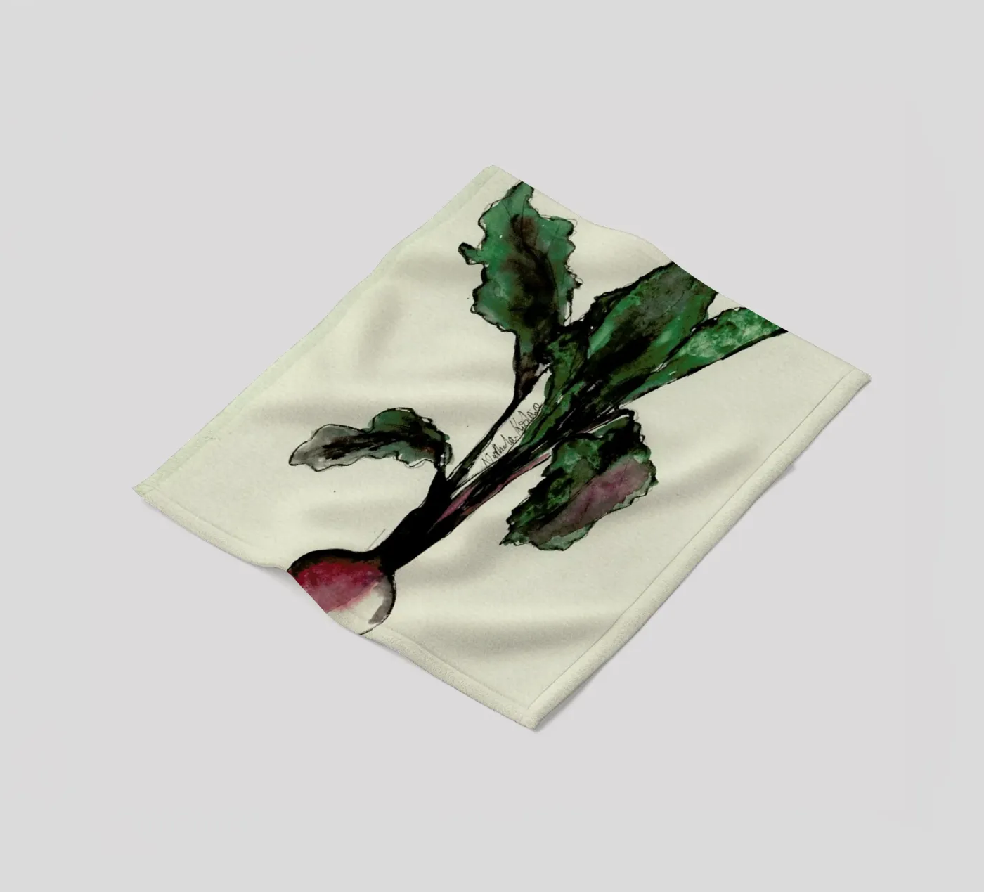 Beetroot Fleecedecke von Nathys_illustration