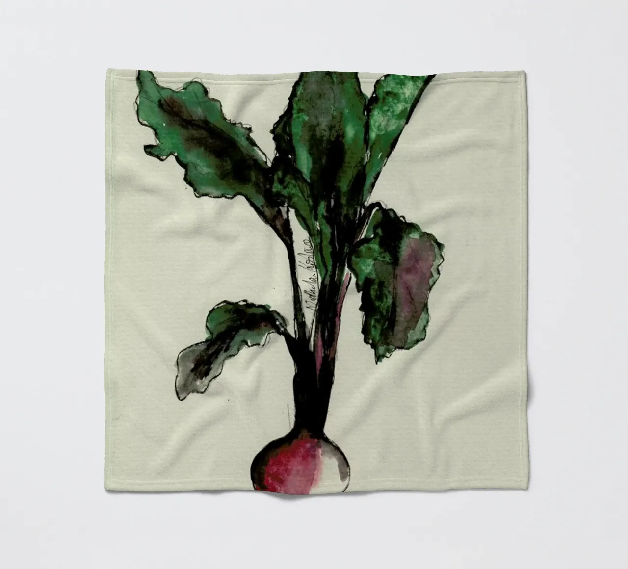 Beetroot Fleecedecke von Nathys_illustration