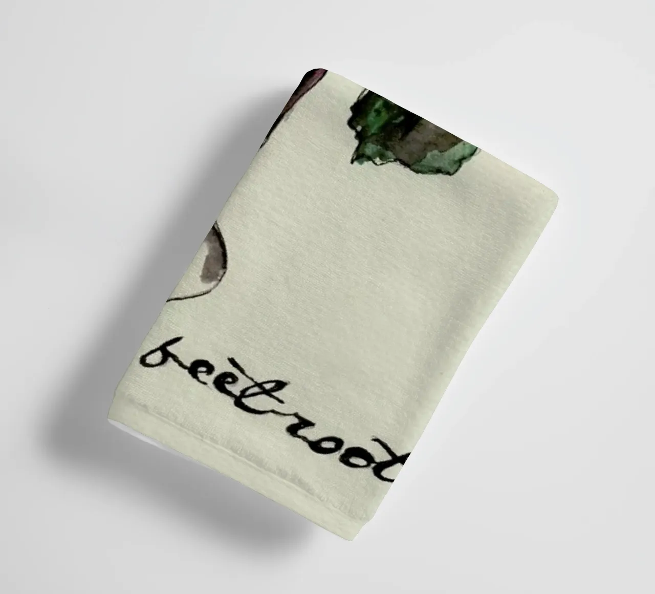 Beetroot badhanddoek van Nathys_illustration