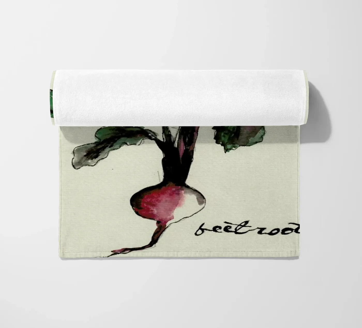 Beetroot Strandtuch von Nathys_illustration