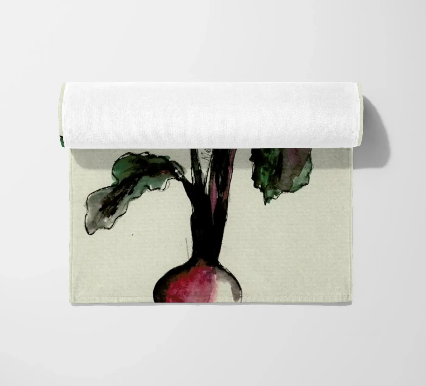 Beetroot Strandtuch von Nathys_illustration