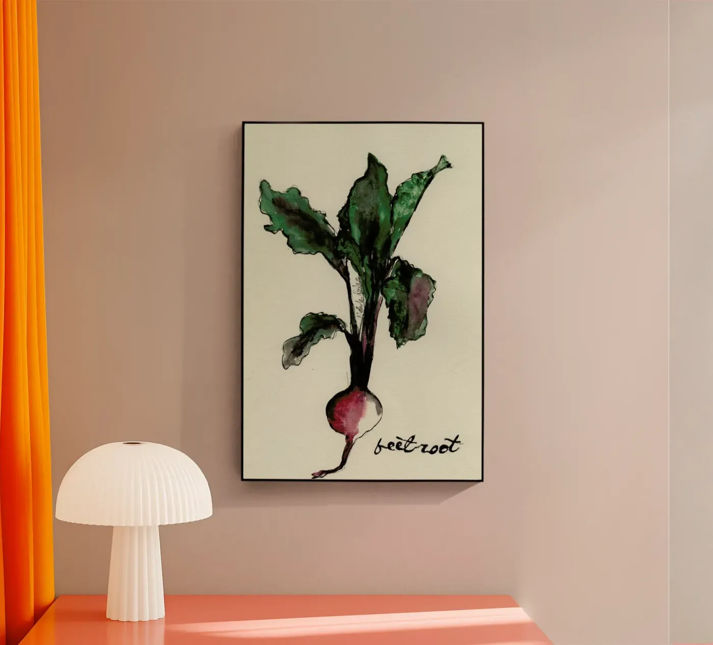 Beetroot Acryl-Glas von Nathys_illustration