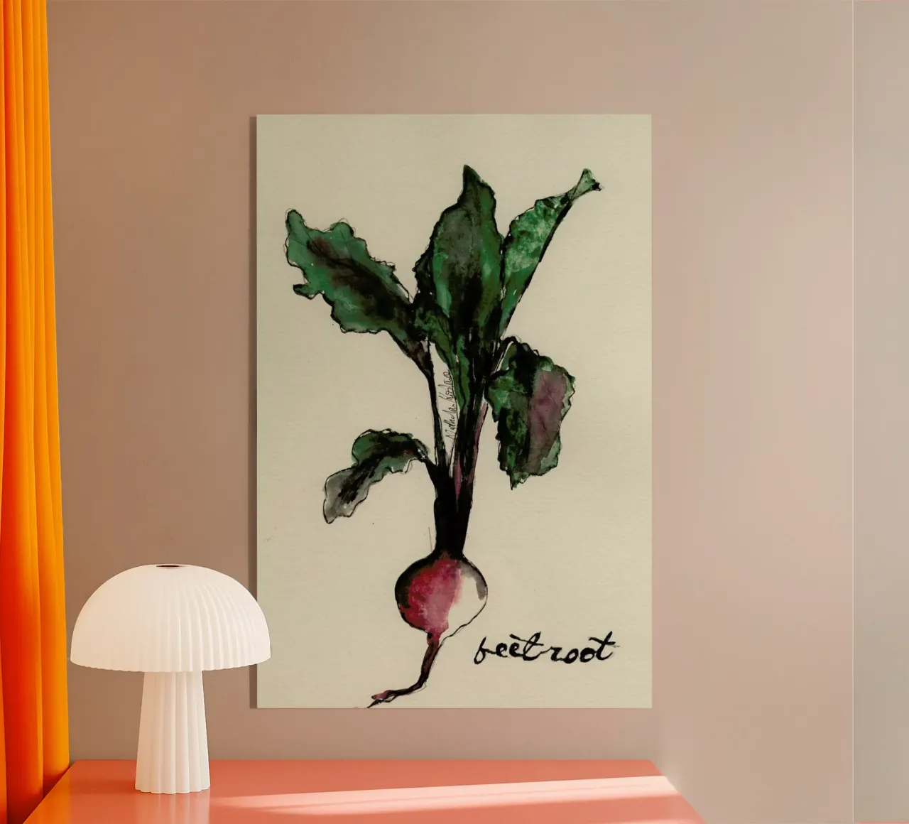 Beetroot plexiglass da Nathys_illustration