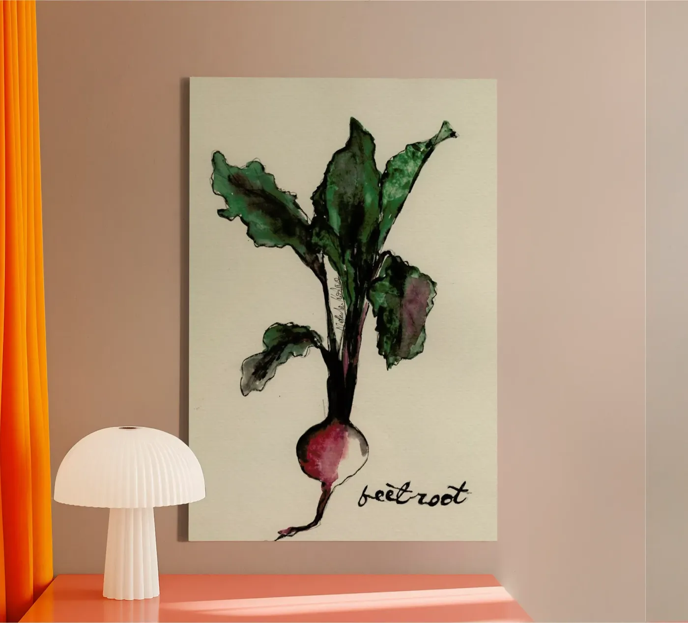Beetroot Leinwand von Nathys_illustration