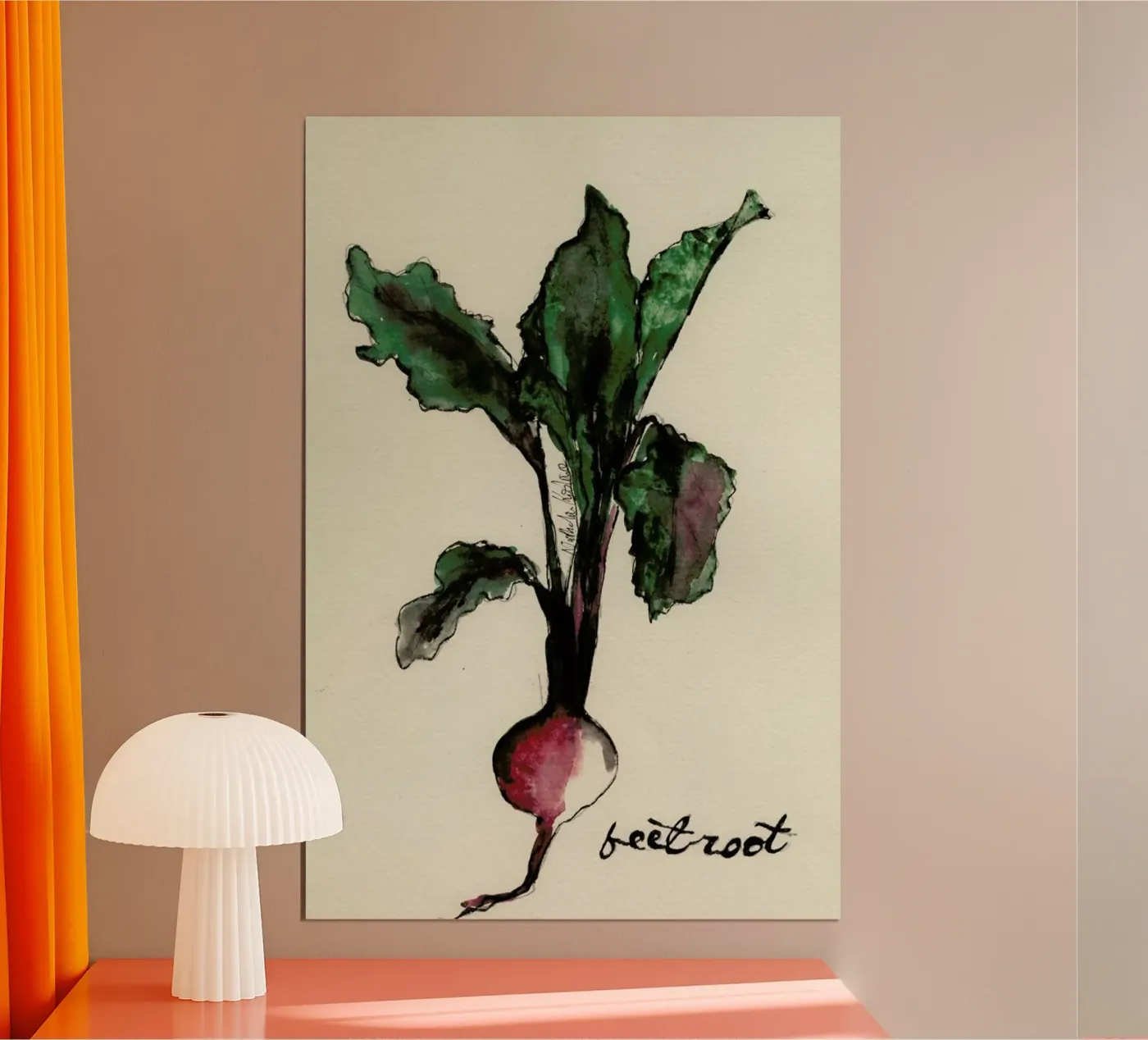Beetroot Poster von Nathys_illustration