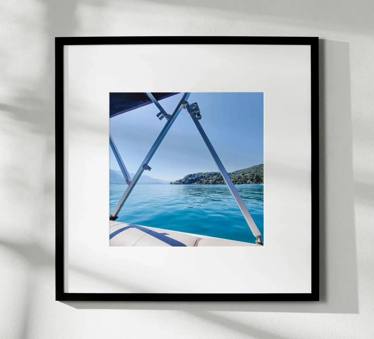 Blick auf den See von Annecy Hahnemühle von Léa Lefebvre Photography