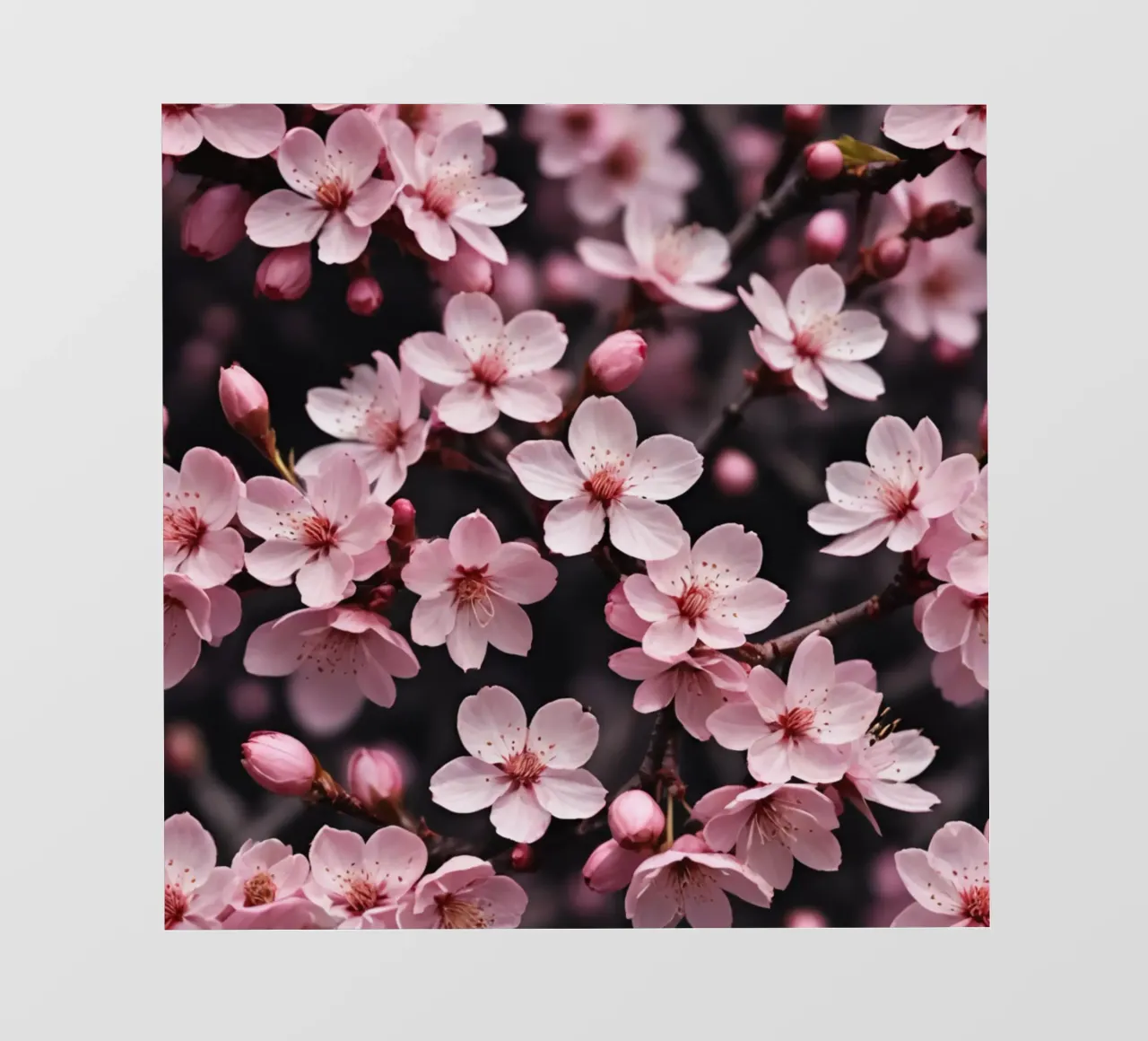 Fiori di ciliegio rosa 1 telo in pvc da Léa Lefebvre Photography