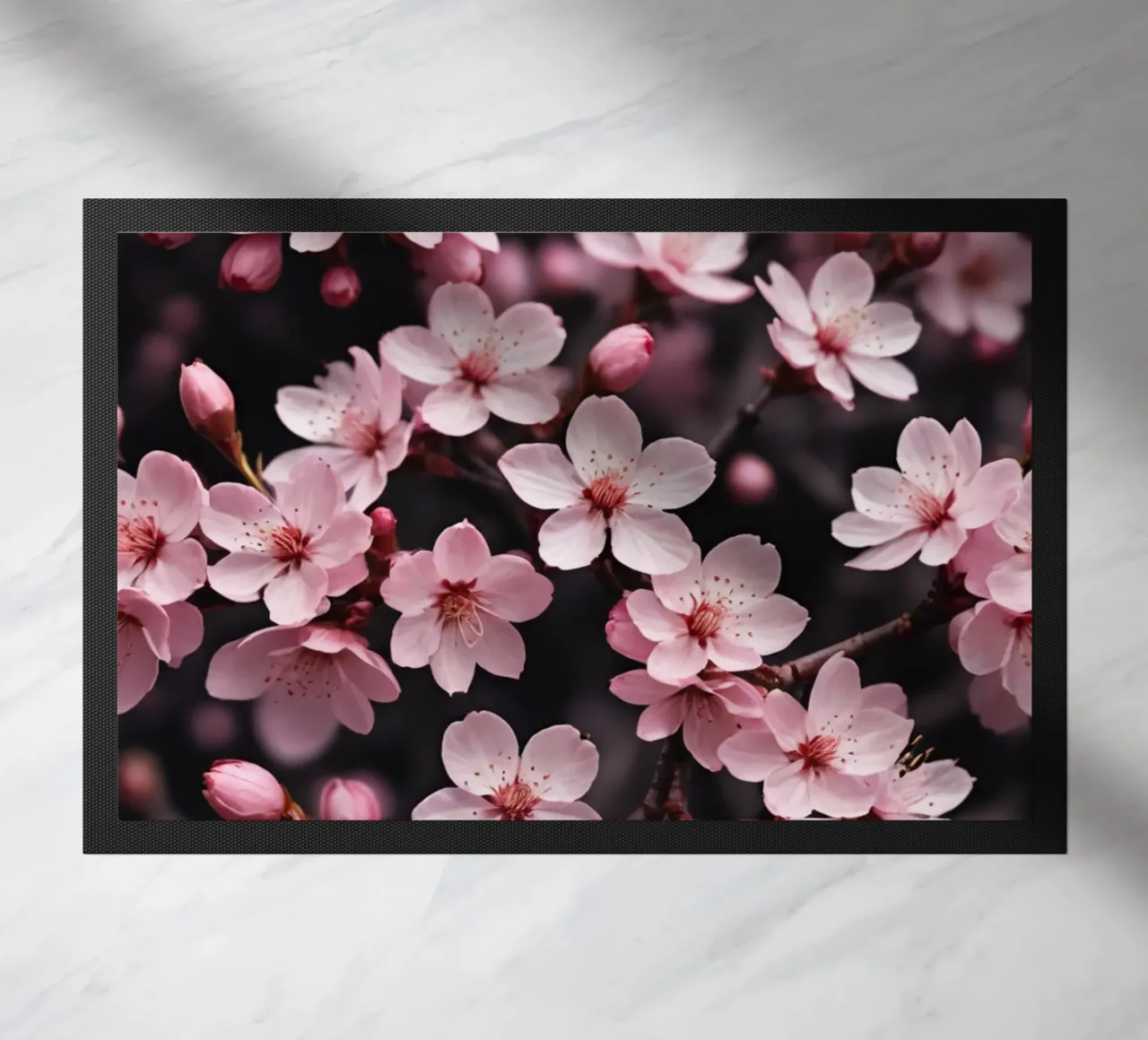 Fiori di ciliegio rosa 1 zerbino da Léa Lefebvre Photography