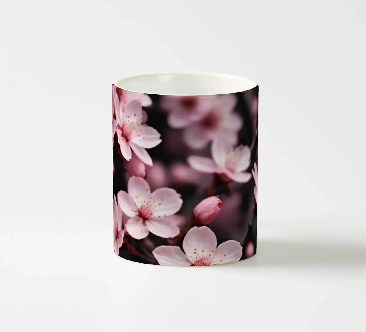 Fiori di ciliegio rosa 1 tazza in ceramica da Léa Lefebvre Photography