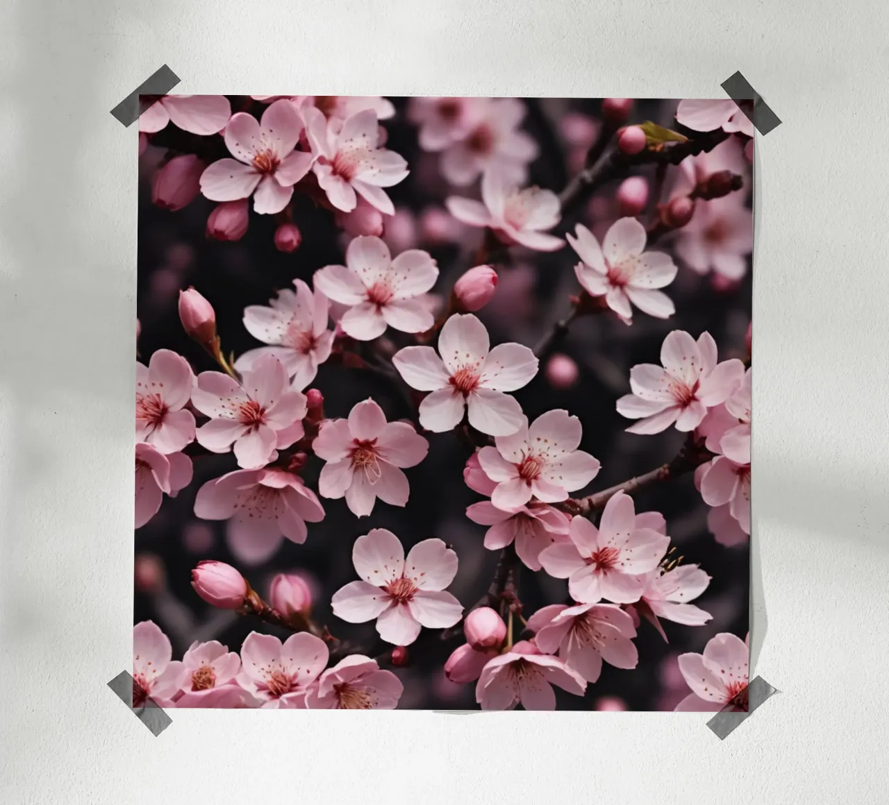 Fiori di ciliegio rosa 1 carta hahnemühle da Léa Lefebvre Photography