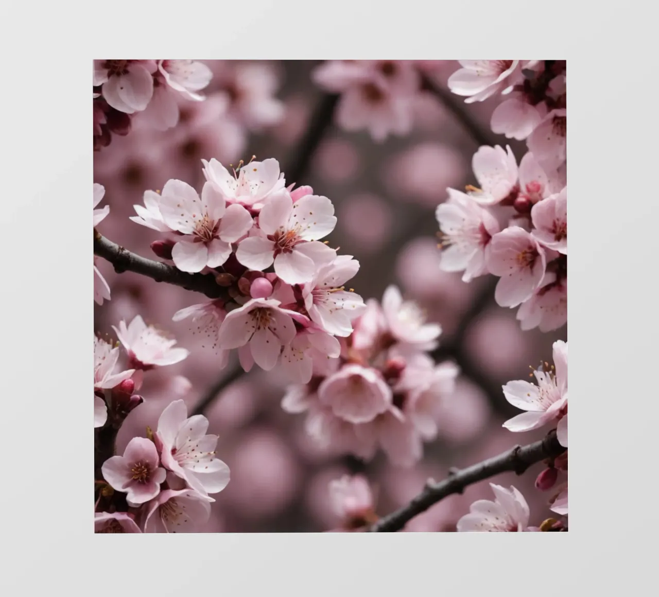 Pink cherry blossom 2 photo wallpaper by Léa Lefebvre Photography