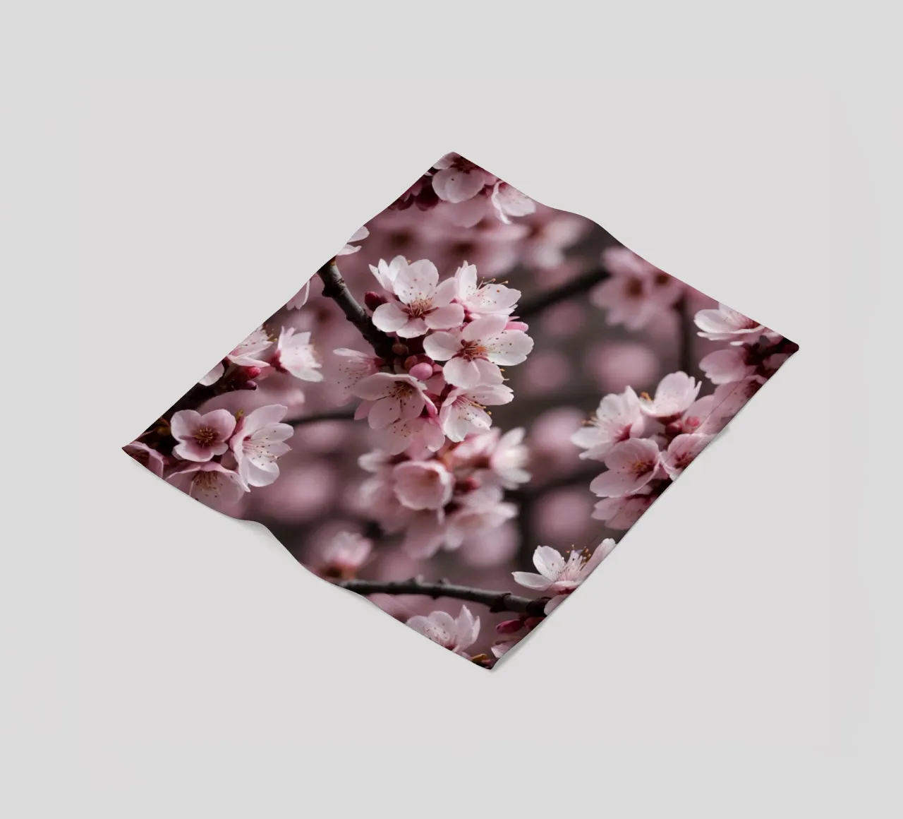 Fiori di ciliegio rosa 2 coperta in pile da Léa Lefebvre Photography