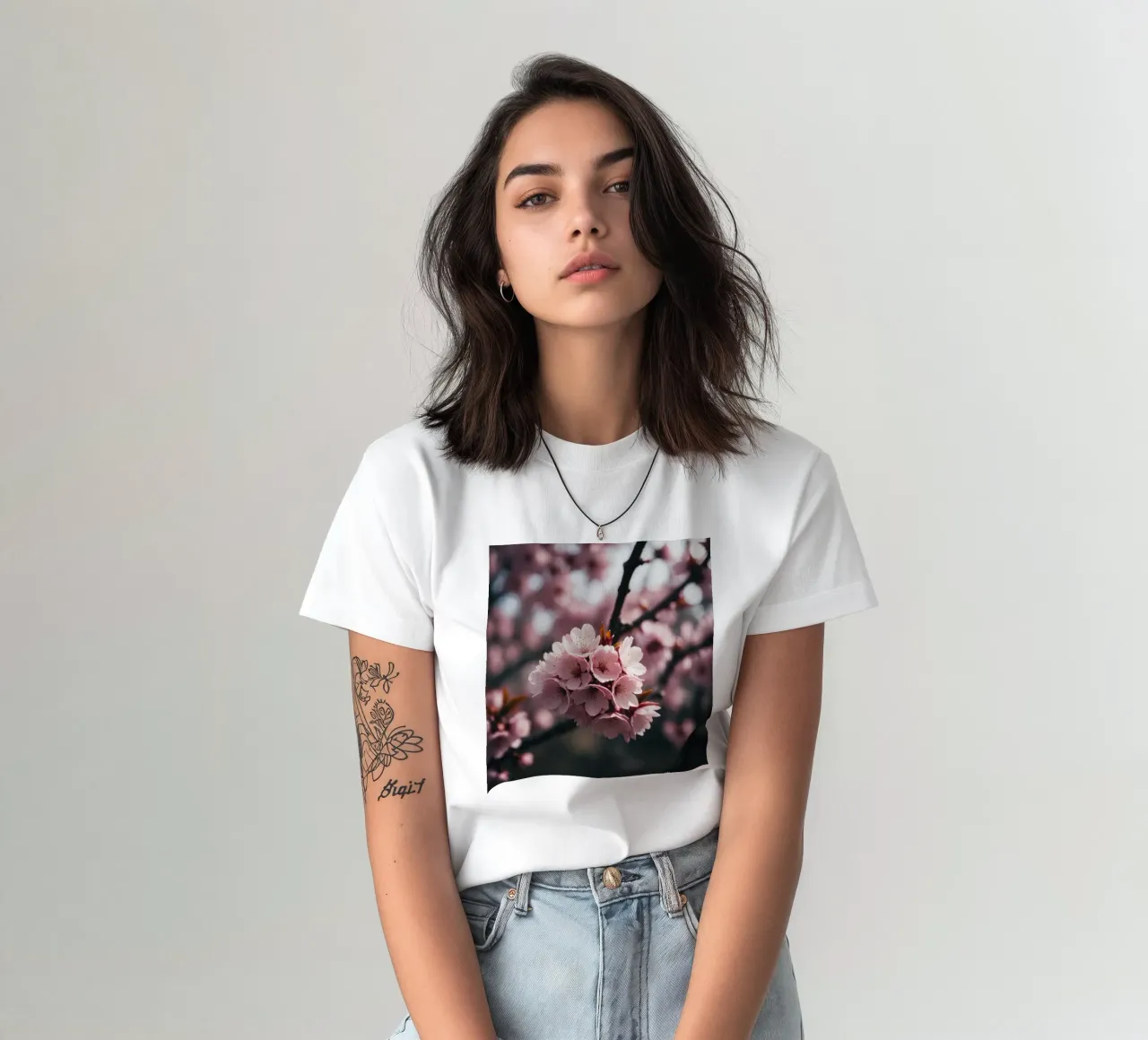 Fiori di ciliegio rosa 3 t-shirt da Léa Lefebvre Photography