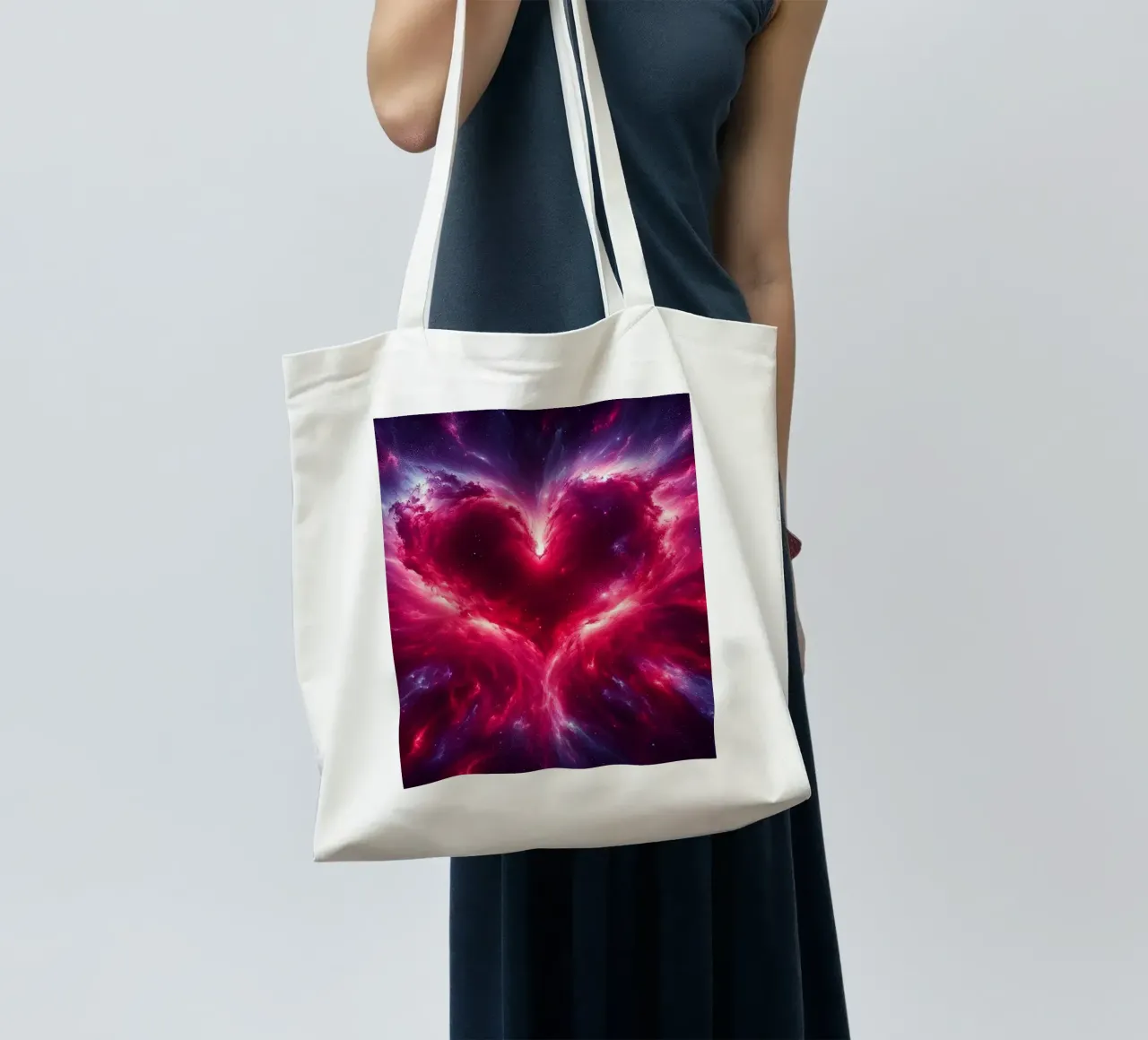 Cuore di Nebula borsa in juta da ZARAH