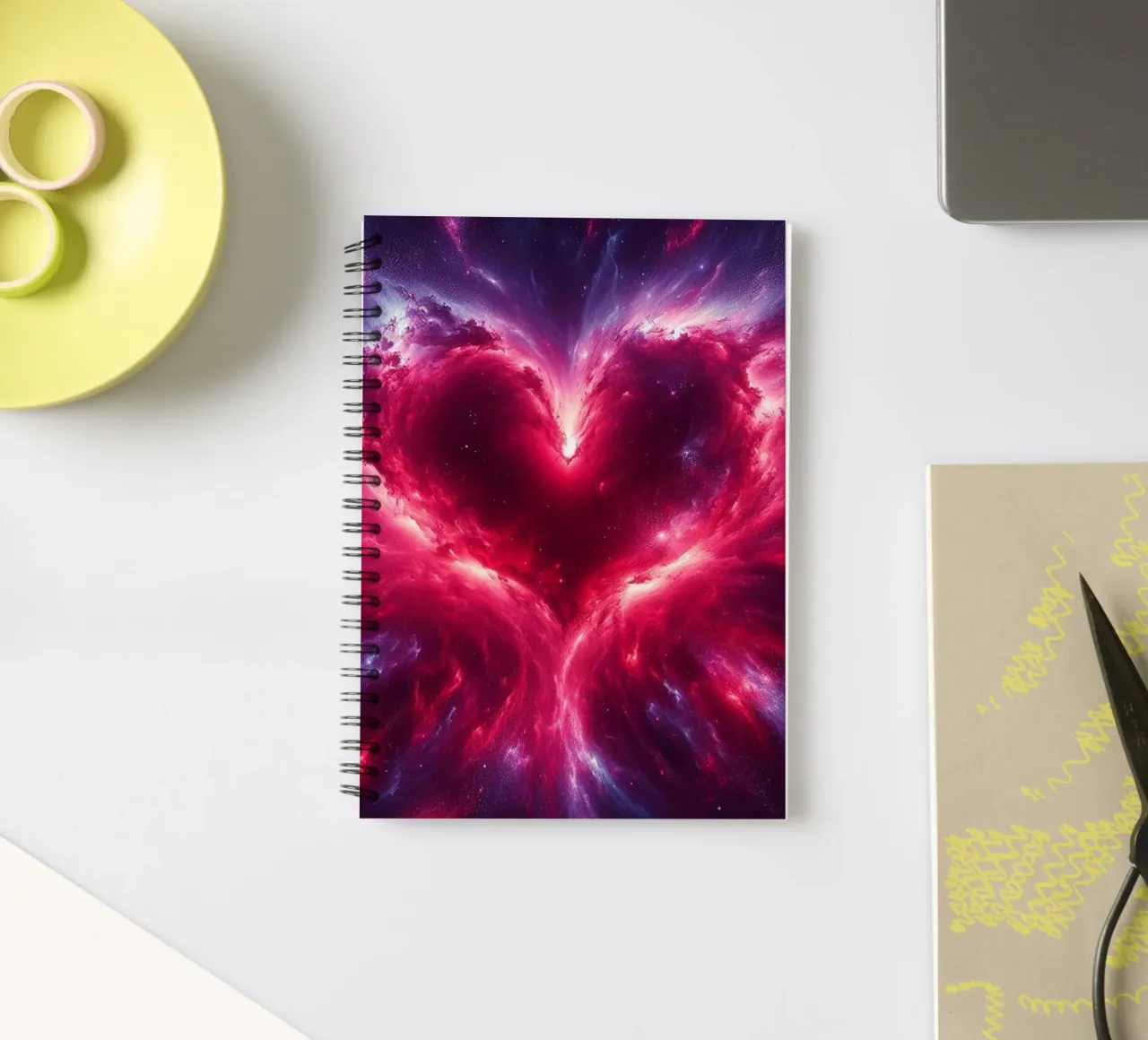Heart Of Nebula spiral notebook by ZARAH