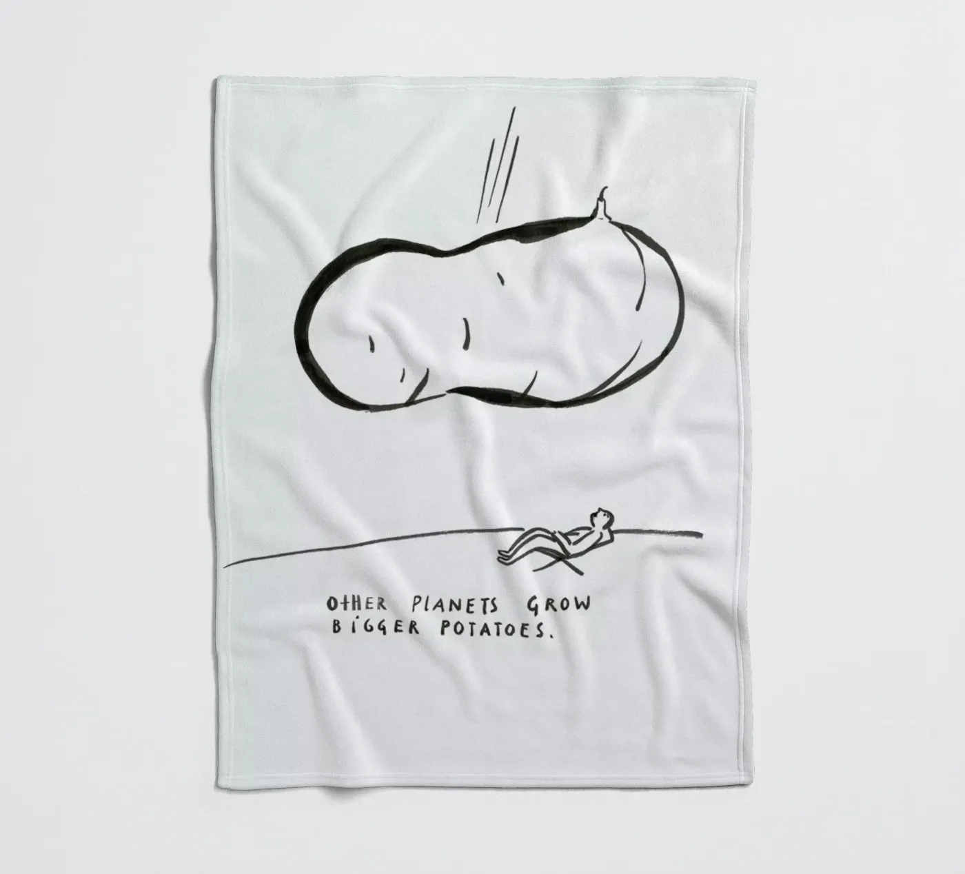Potatoes Fleecedecke von Monika Aichele
