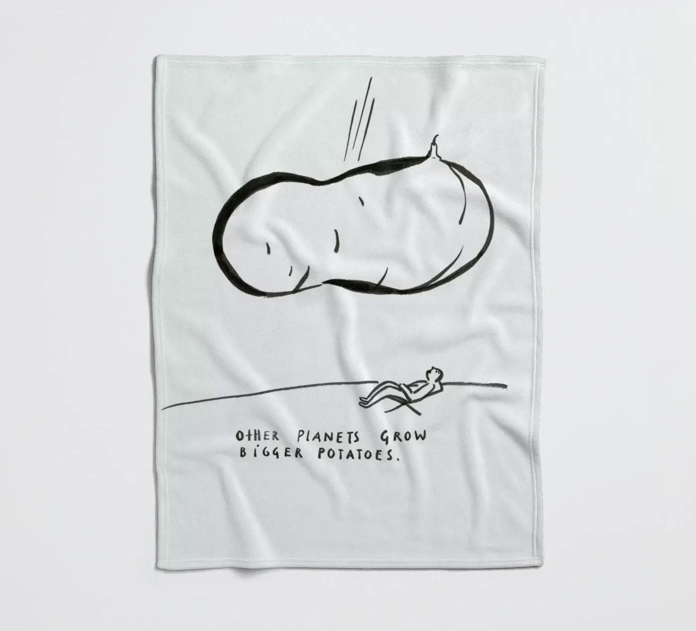 Potatoes Fleecedecke von Monika Aichele