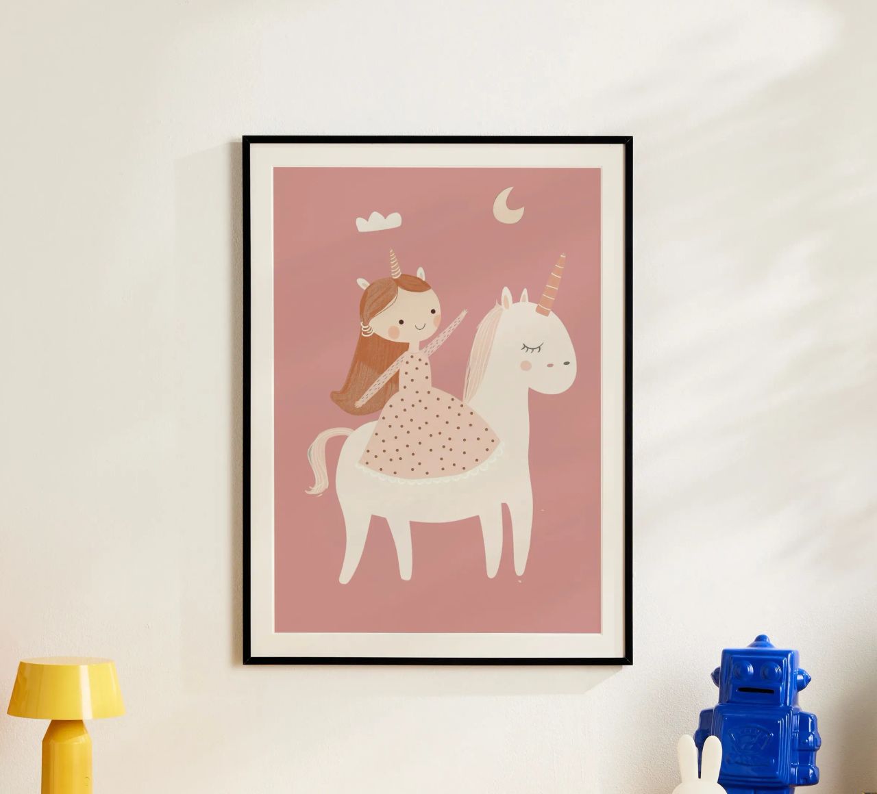 Einhorn Kinderzimmer Druck, Kinder Wandkunst, Einhorn Poster Poster von Little Lola