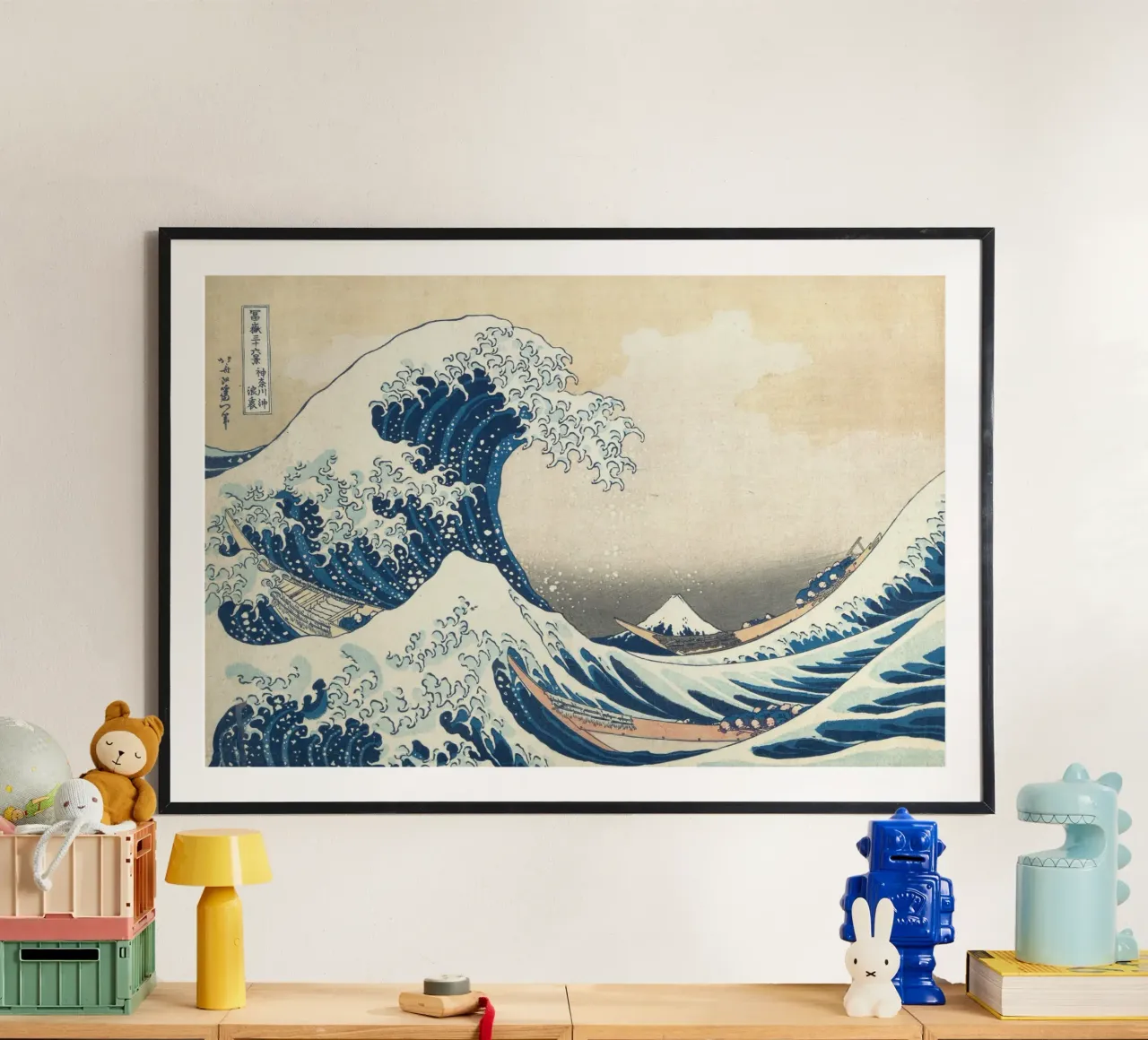 La grande onda al largo di Kanagawa poster da Timeless Artworks