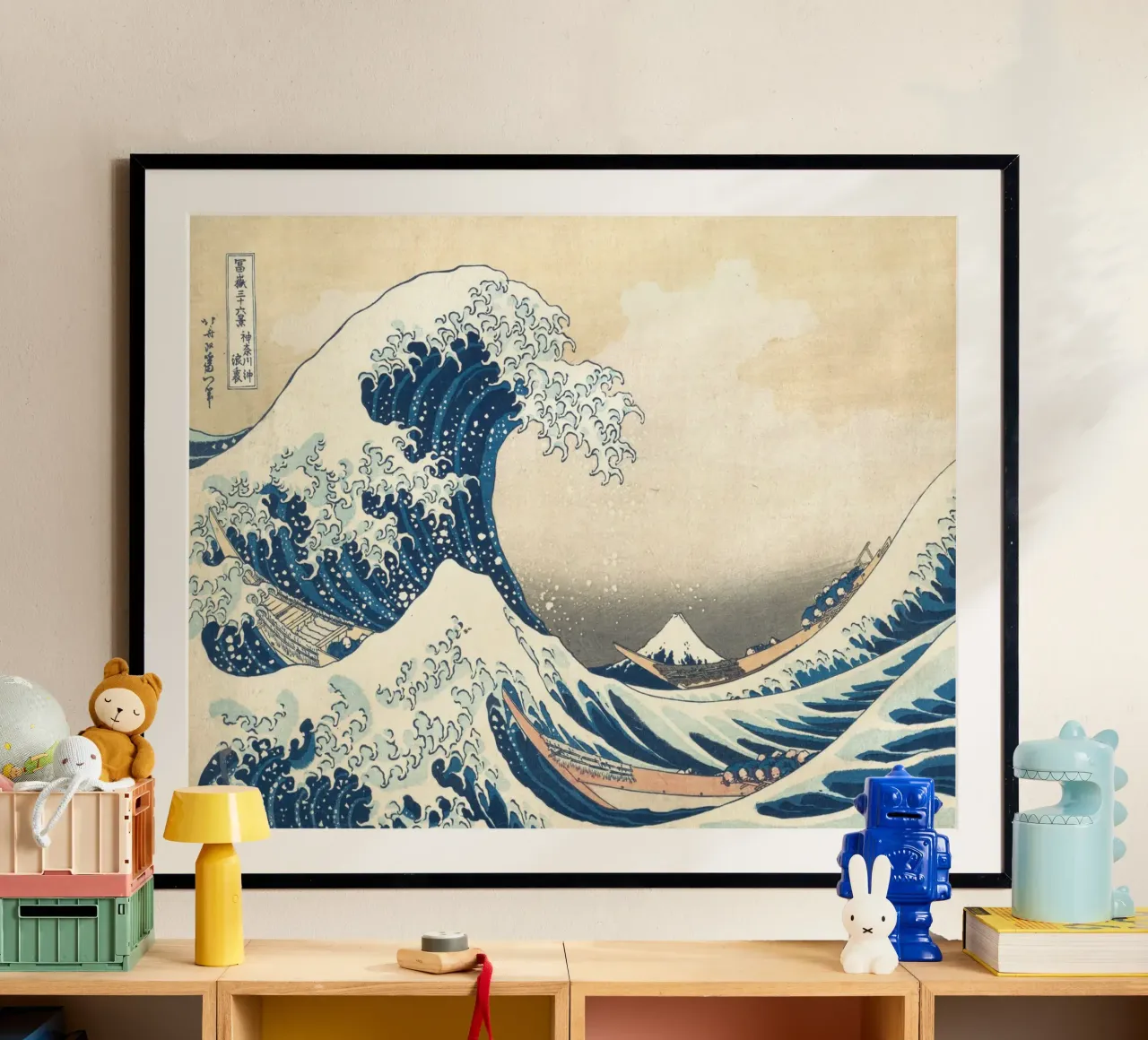 La grande onda al largo di Kanagawa poster da Timeless Artworks