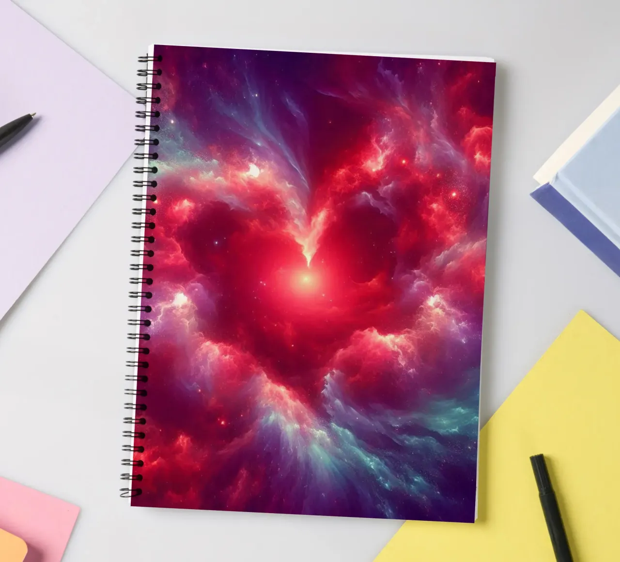 Celestial Love spiral notebook by ZARAH