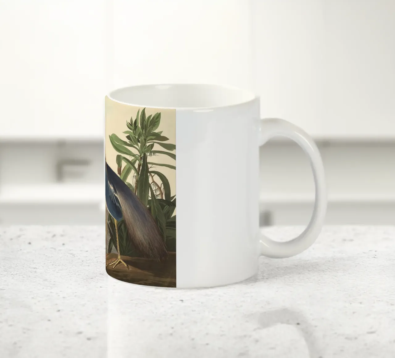 John James Audubon - Airone della Louisiana tazza in ceramica da Timeless Artworks