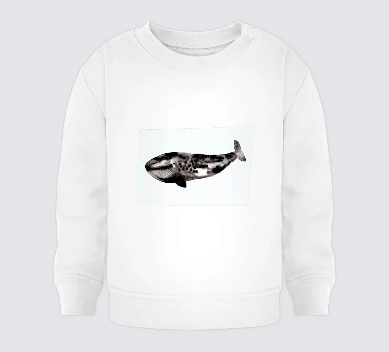 Whale felpa neonato da Farina Kuklinski