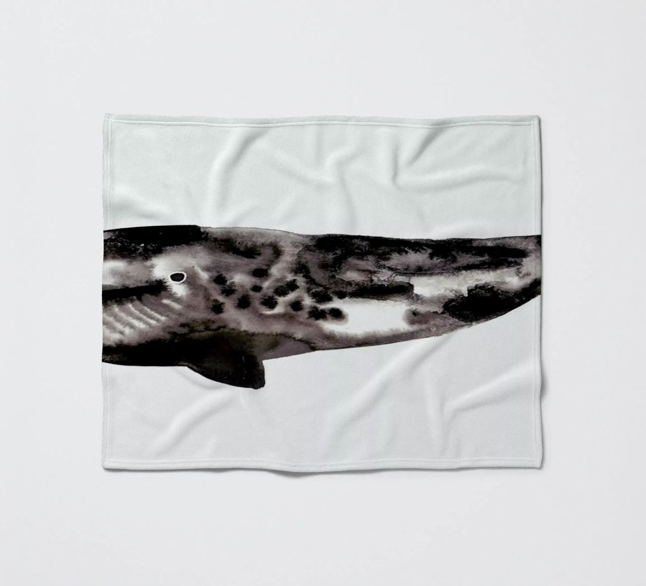 Whale coperta in pile da Farina Kuklinski
