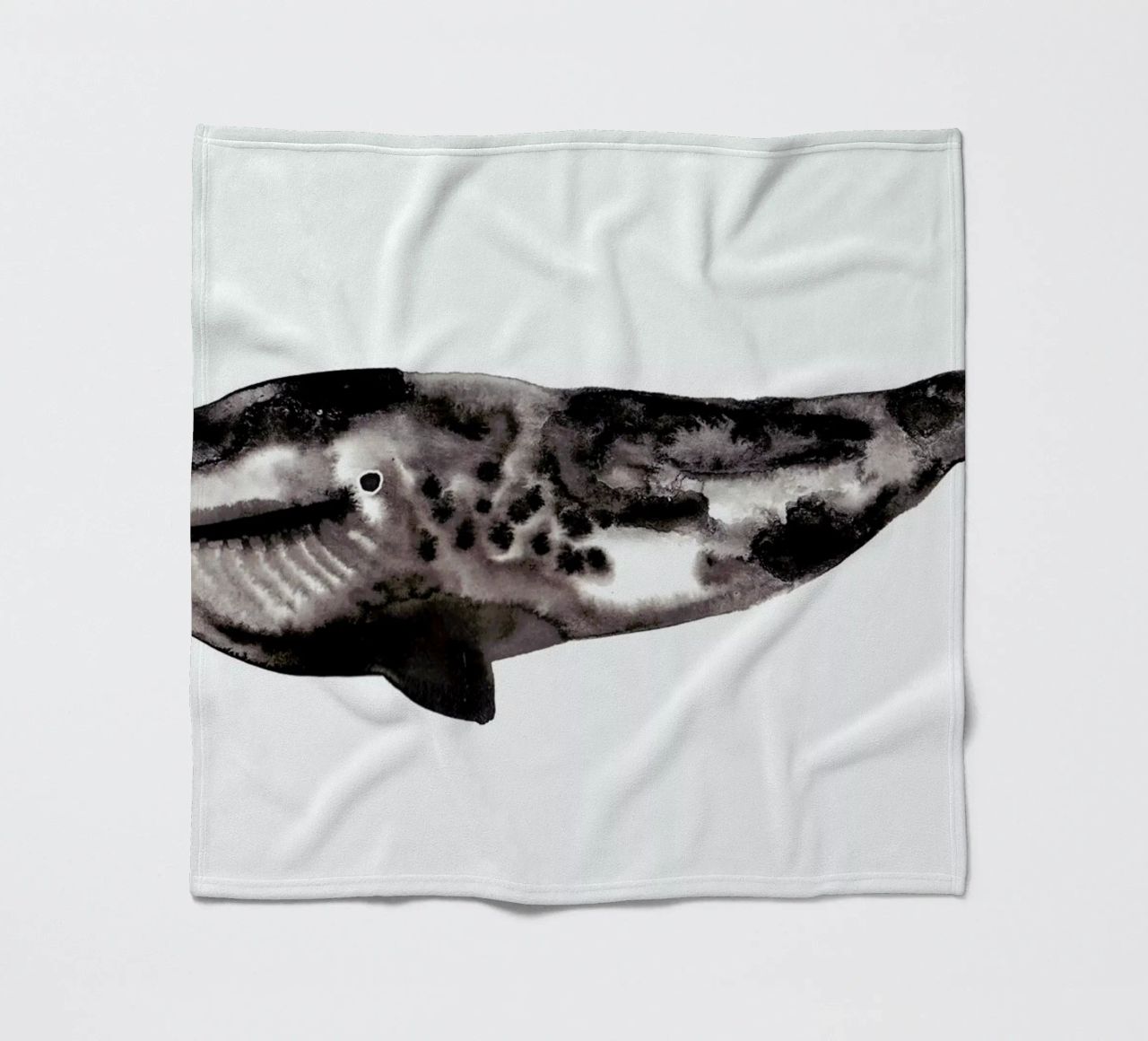 Whale coperta in pile da Farina Kuklinski