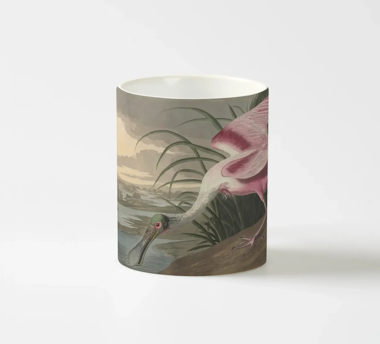 John James Audubo - Spatola rosata tazza in ceramica da Timeless Artworks