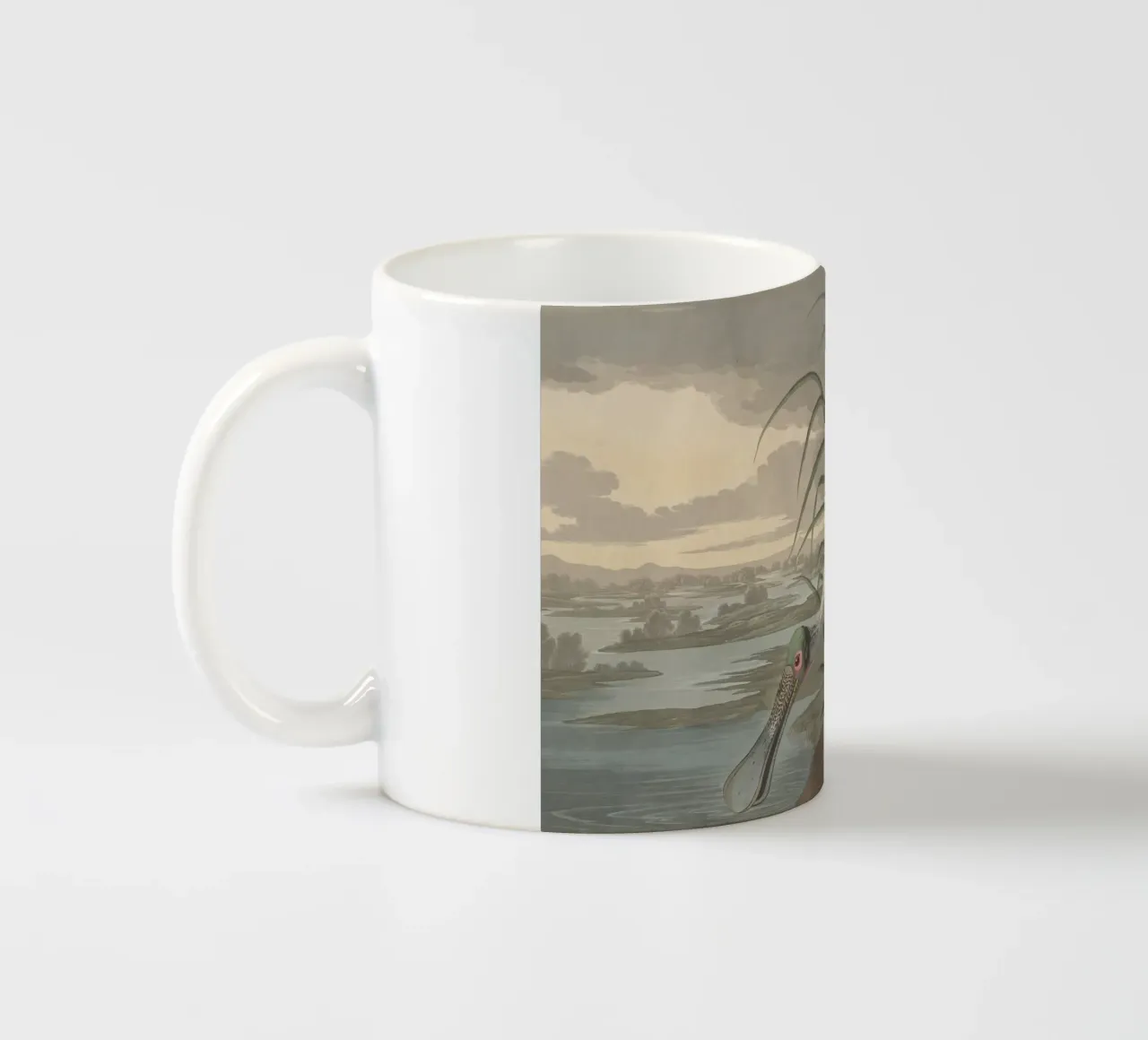 John James Audubo - Spatola rosata tazza in ceramica da Timeless Artworks