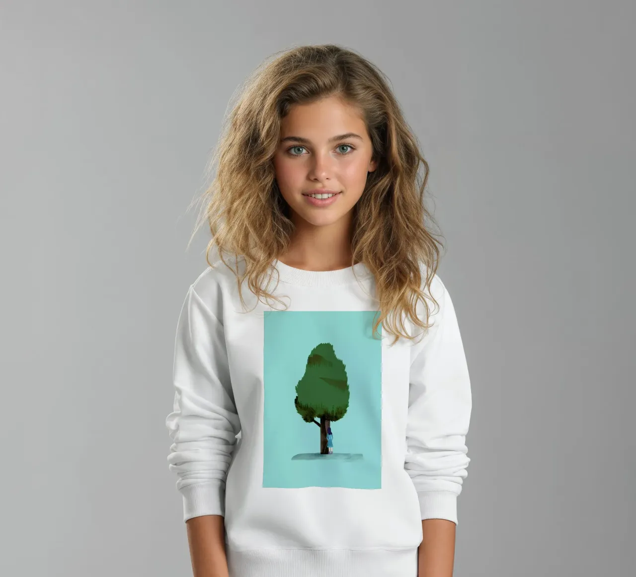 Watering kids sweatshirt by Monika Aichele
