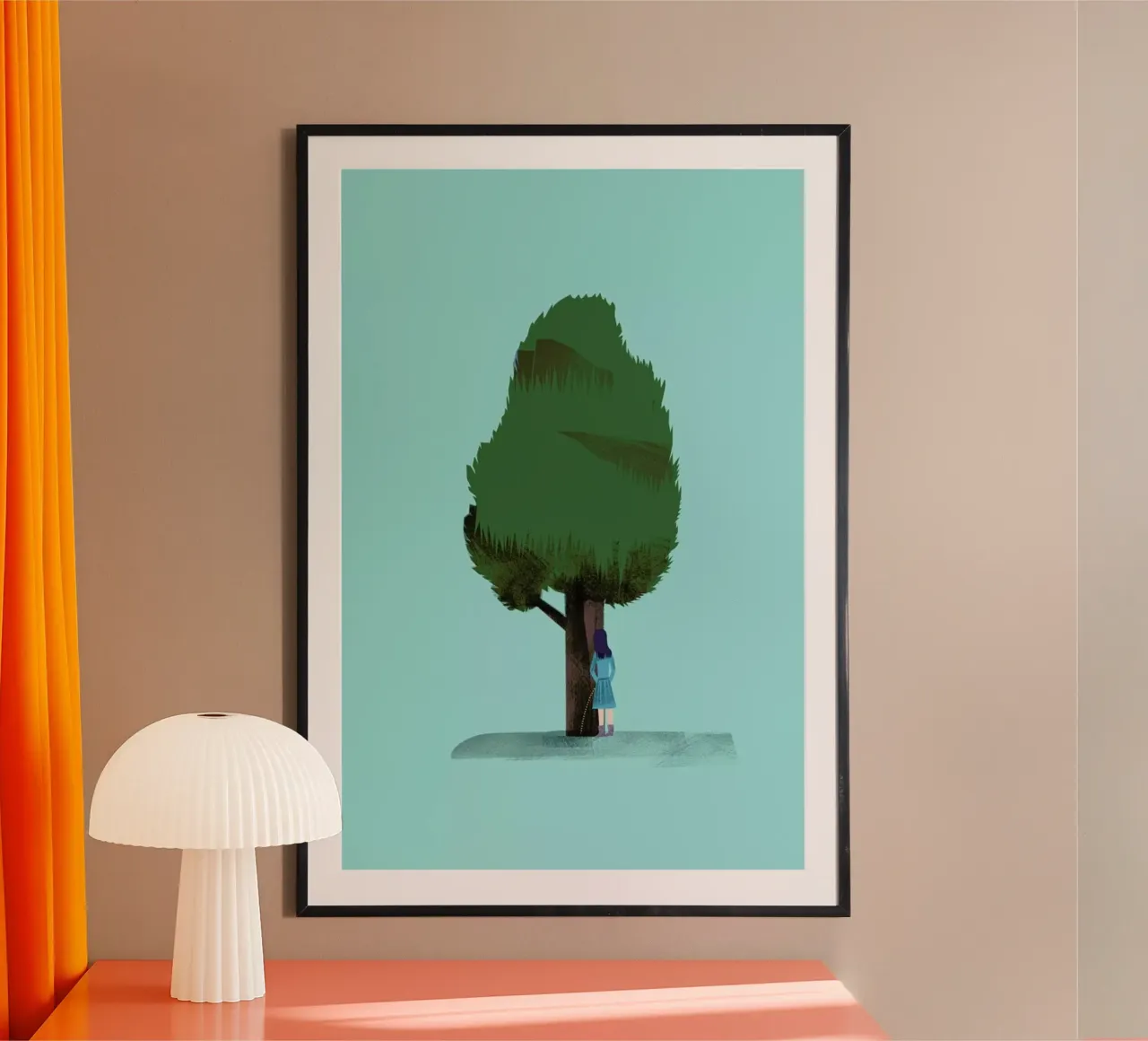 Watering poster con telaio in plastica da Monika Aichele