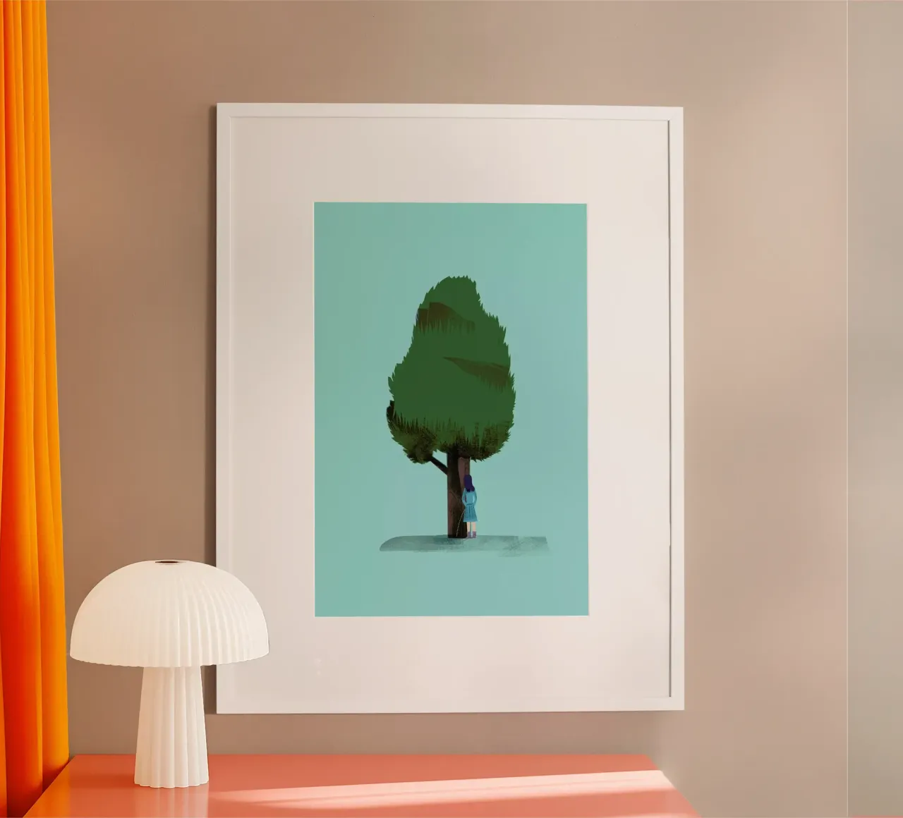 Watering poster con telaio in plastica da Monika Aichele