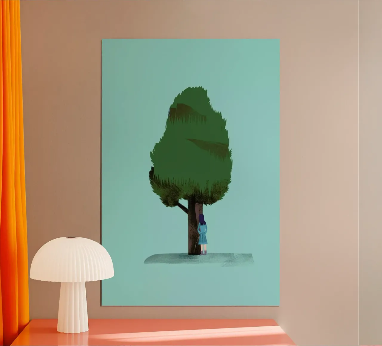 Watering poster con telaio in plastica da Monika Aichele