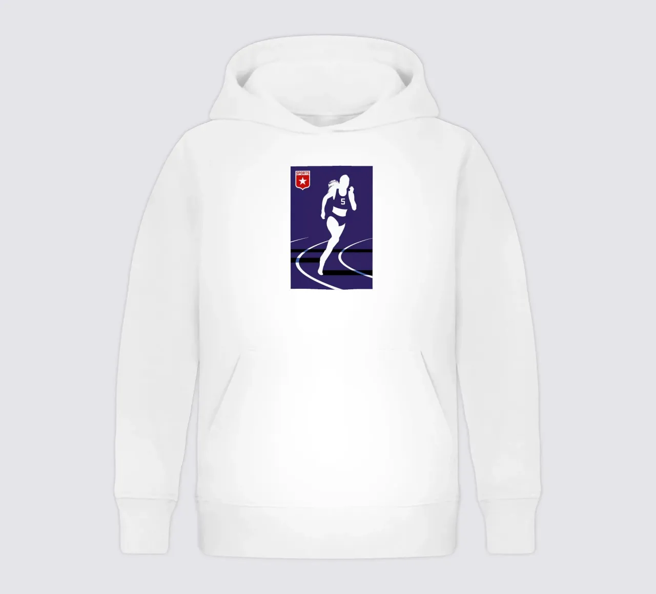 Runner felpa bambino con cappuccio da Bo Lundberg