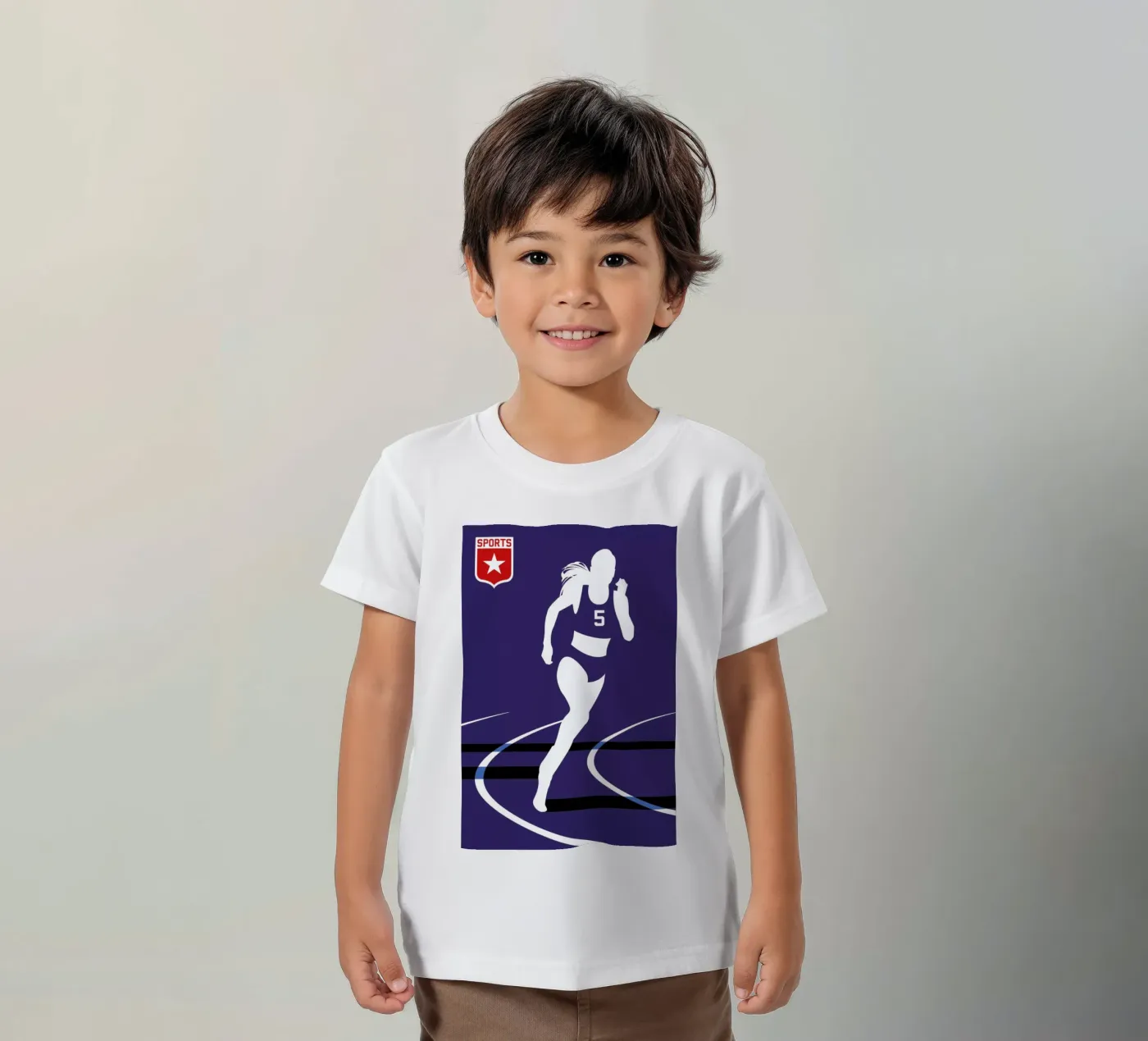 Runner Kinder T-Shirt von Bo Lundberg