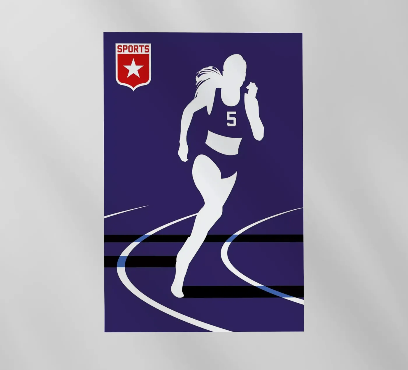 Runner backlit folie van Bo Lundberg